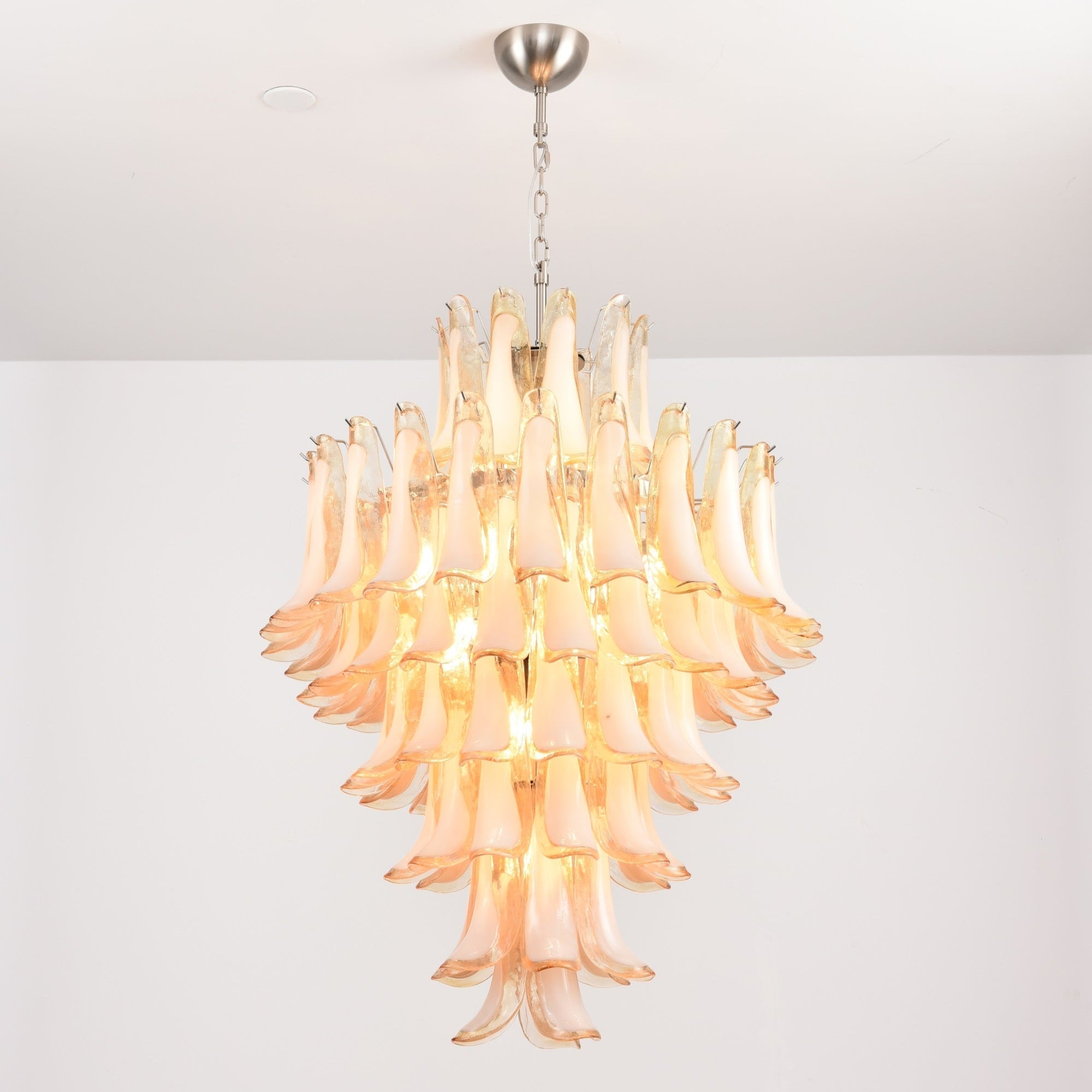 Aurora Lustre en Verre Ambre Luxe