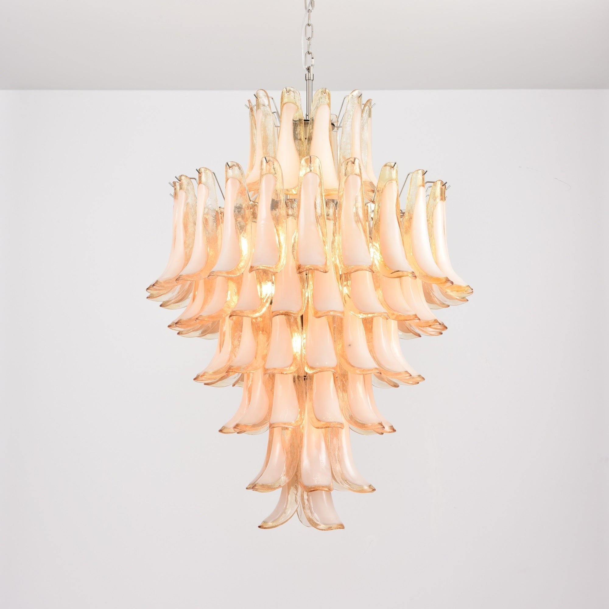 Aurora Lustre en Verre Ambre Luxe
