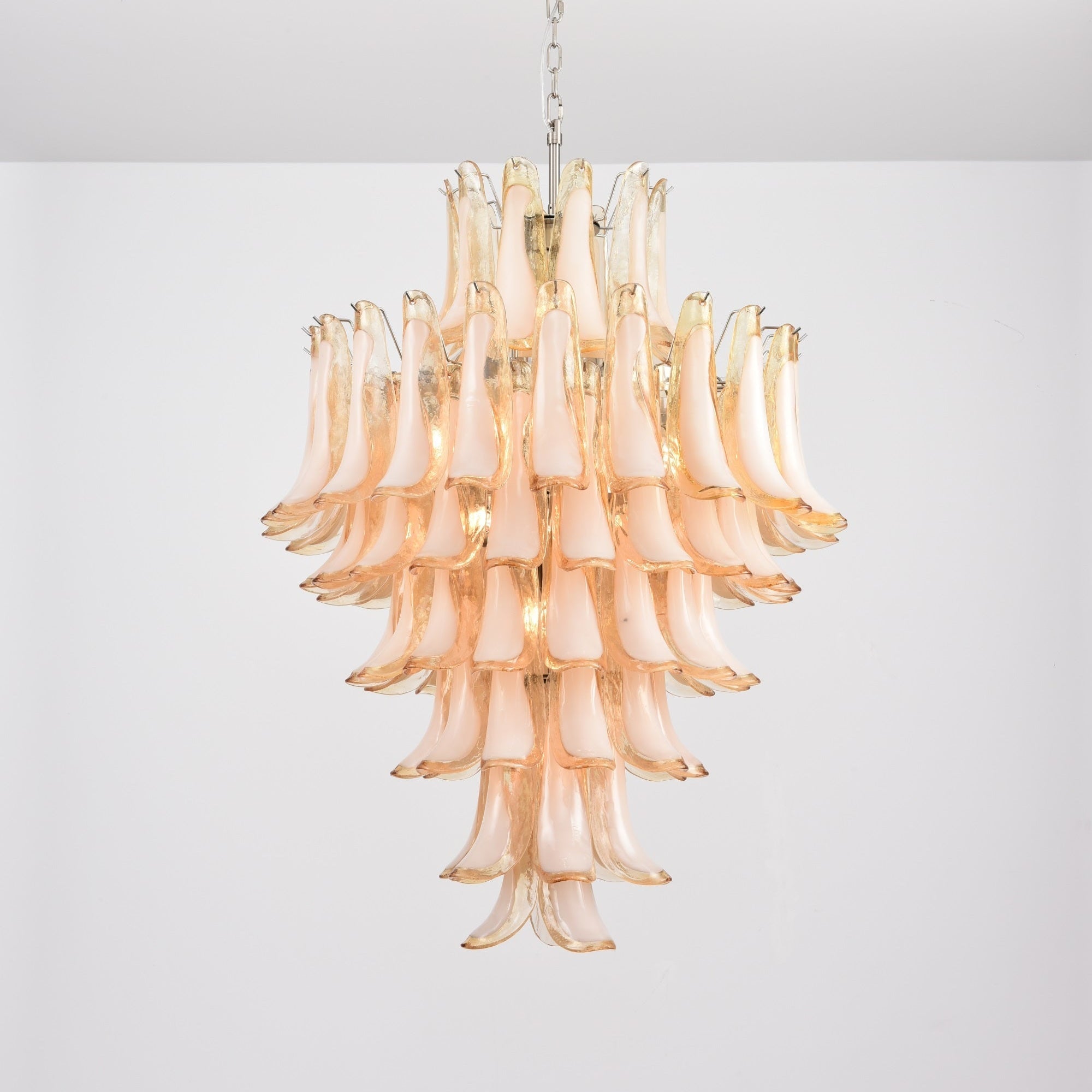 Aurora Lustre en Verre Ambre Luxe