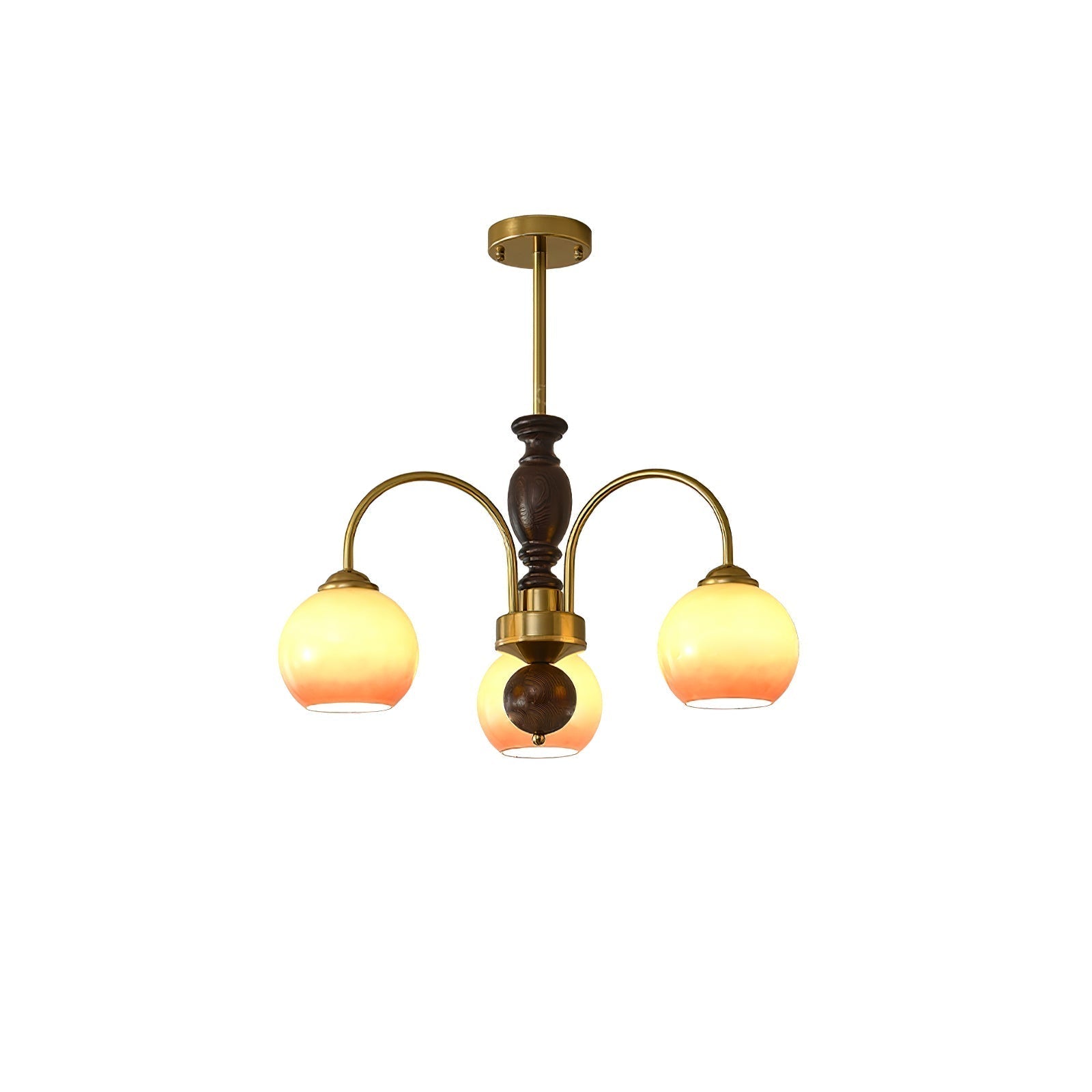Aurora Lustre Amberly Arche Bras Courbés