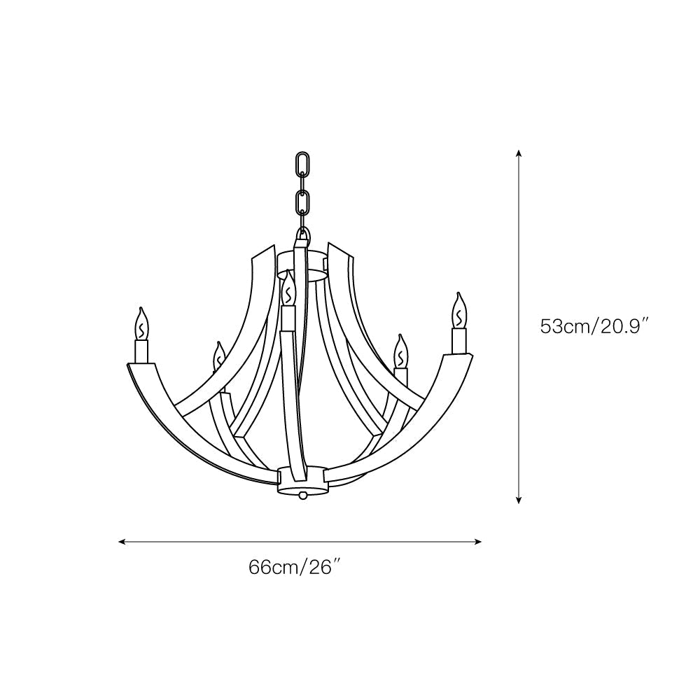 Eirikuvyi Suspension en Métal et Bois Lanterne Créativité Vintage