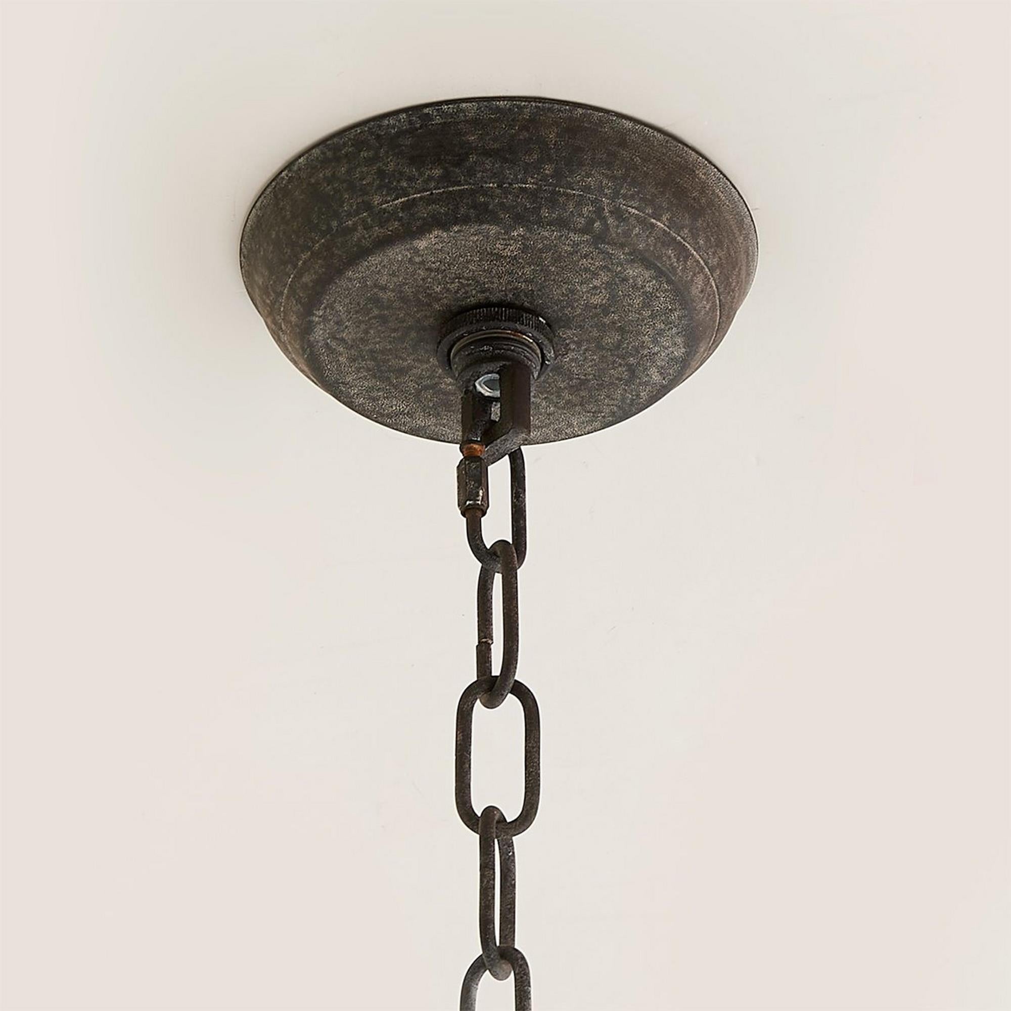 Eirikuvyi Suspension en Métal et Bois Lanterne Créativité Vintage