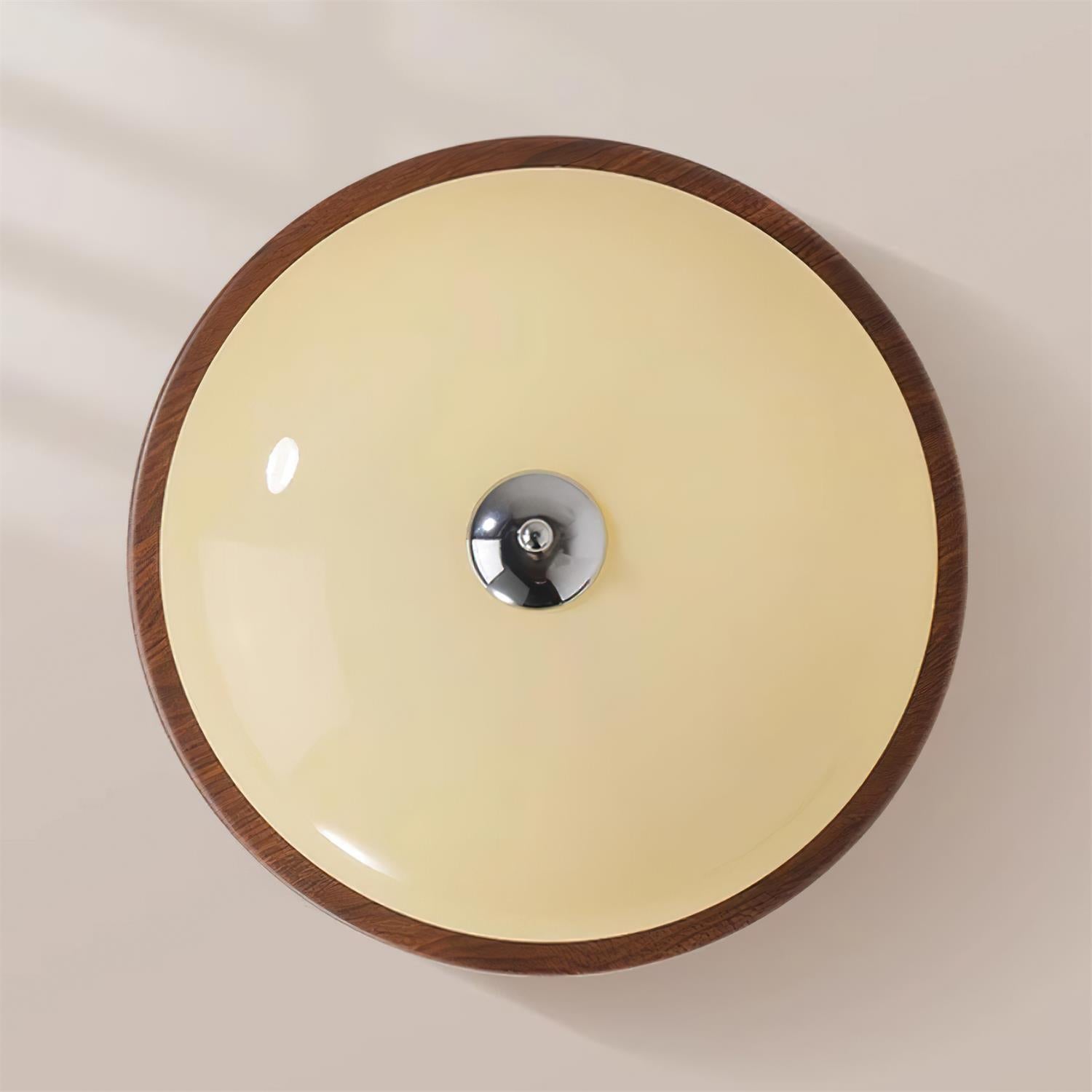 Povio Lampe Plafonnier Semi-Encastrée en Verre