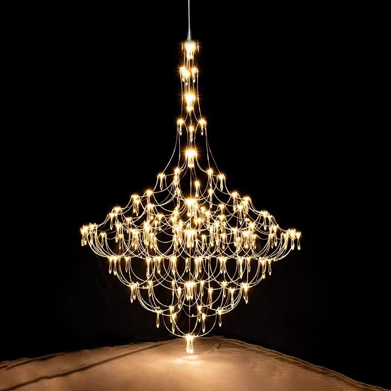 Allaeira Lustre Cristal Luxe Postmoderne