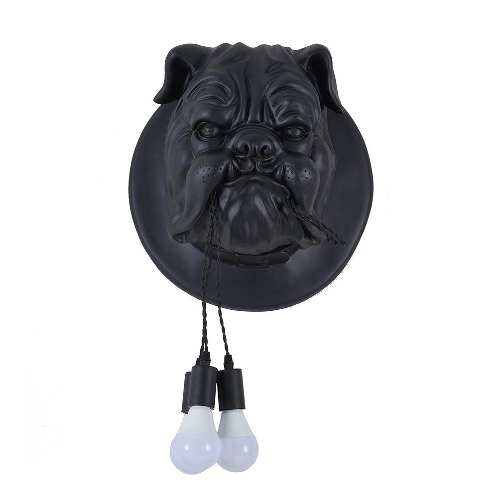 Lustra Applique Murale Sculpture Bulldog Fantaisiste