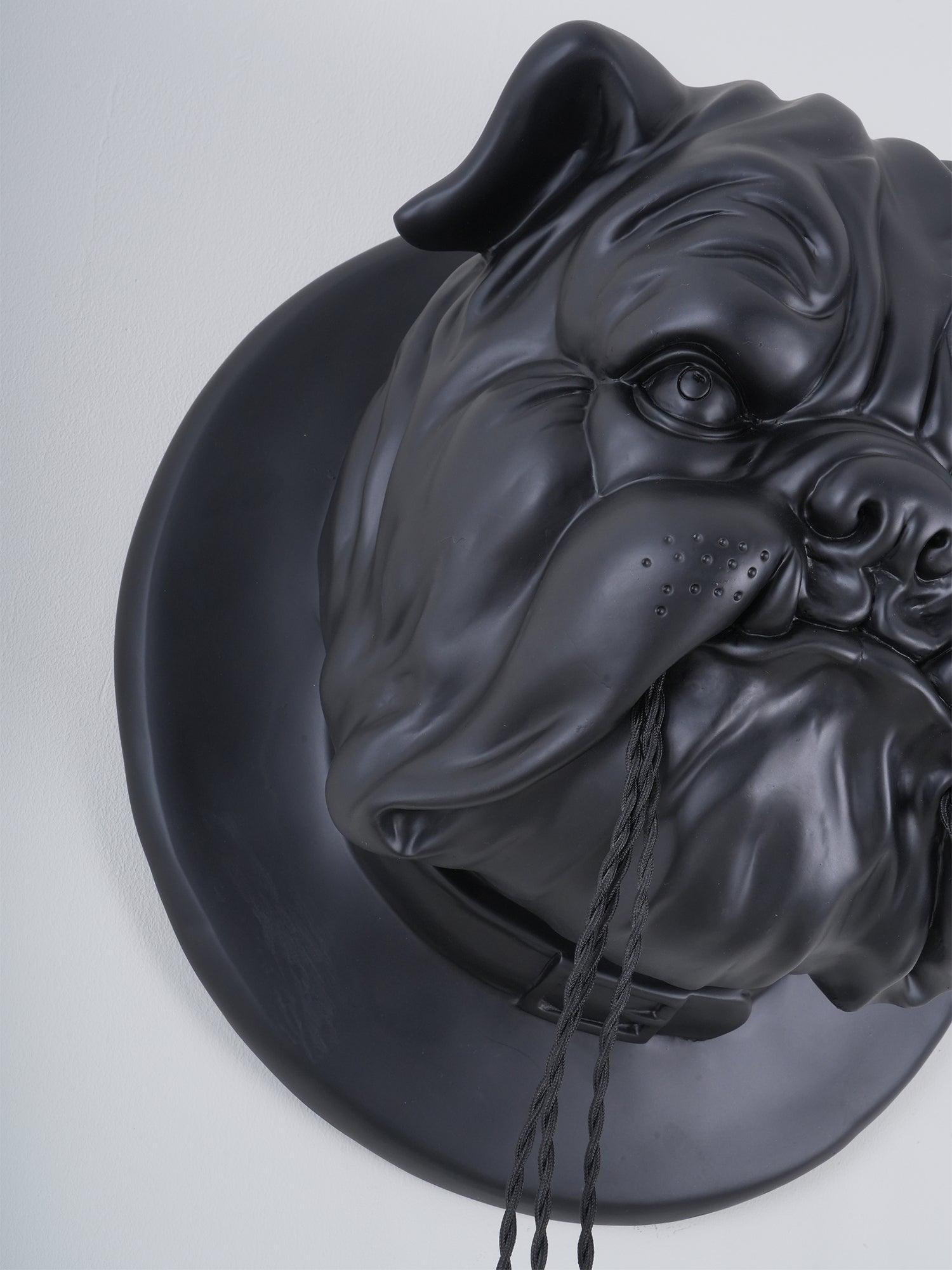 Lustra Applique Murale Sculpture Bulldog Fantaisiste