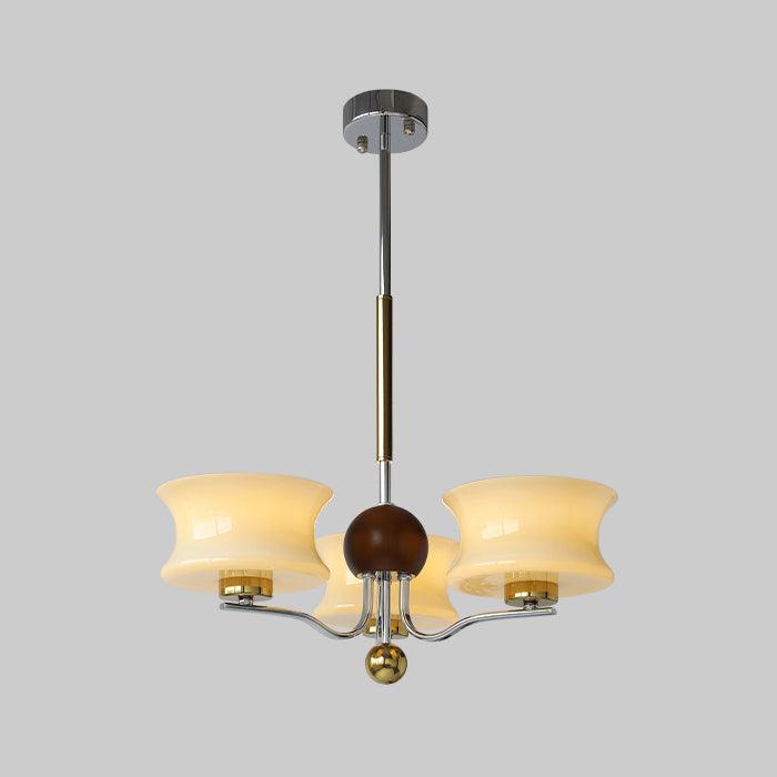 Celeste Lustre Élégant en Verre