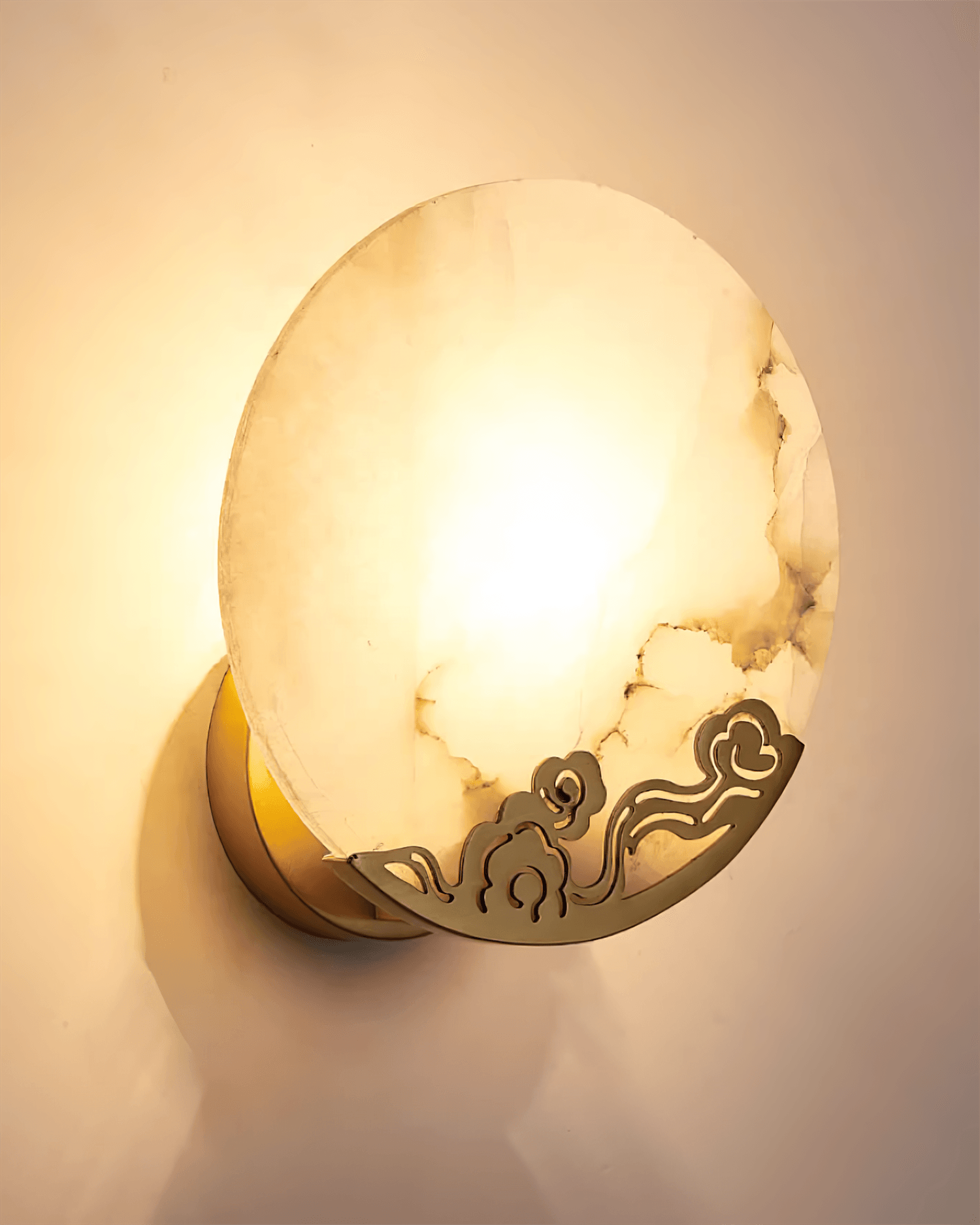 Eterna Lampe Murale Albâtre