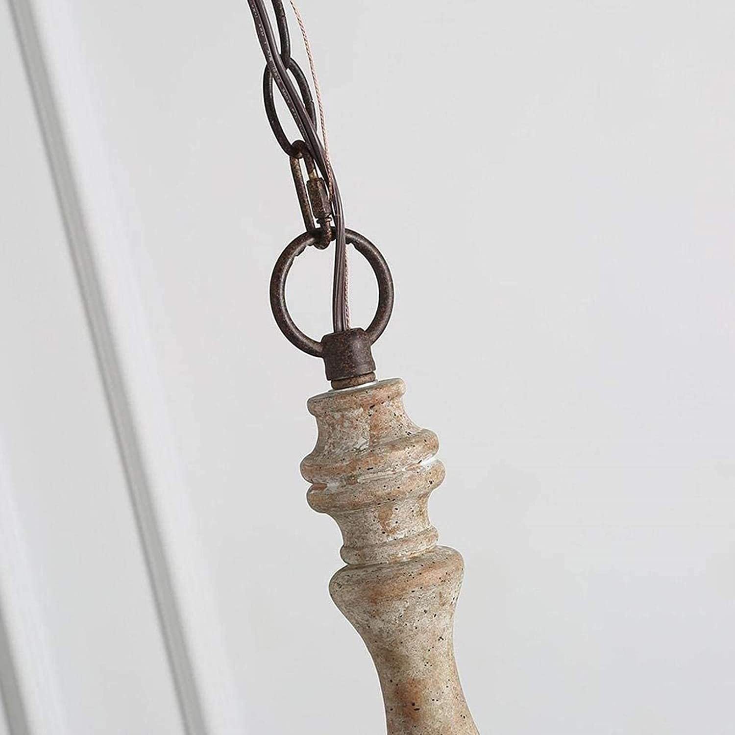Fljotuvyi Lustre en Bois et Métal Créativité Individuelle