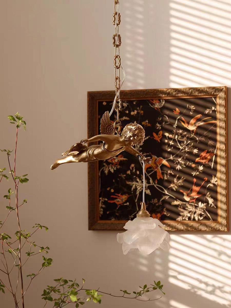 Solene Suspension Luxe en Laiton