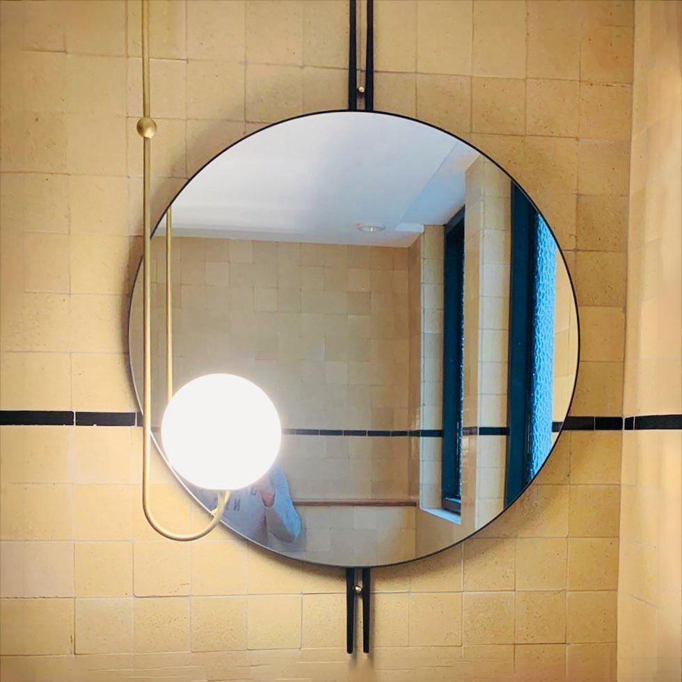 Mirelent Suspension Élégante en Métal et Verre