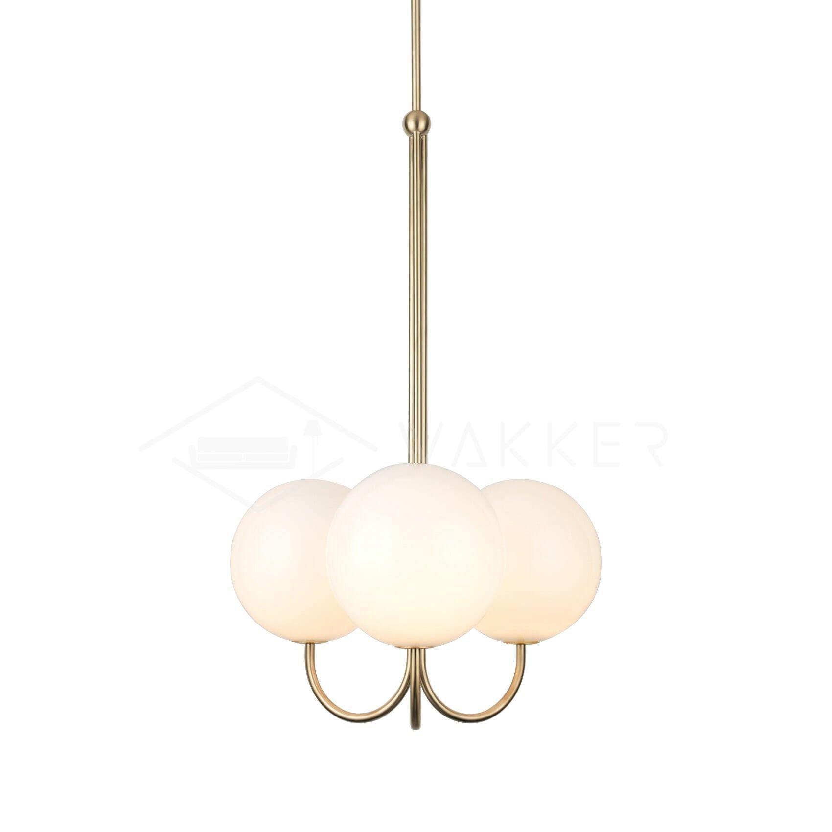 Mirelent Suspension Élégante en Métal et Verre