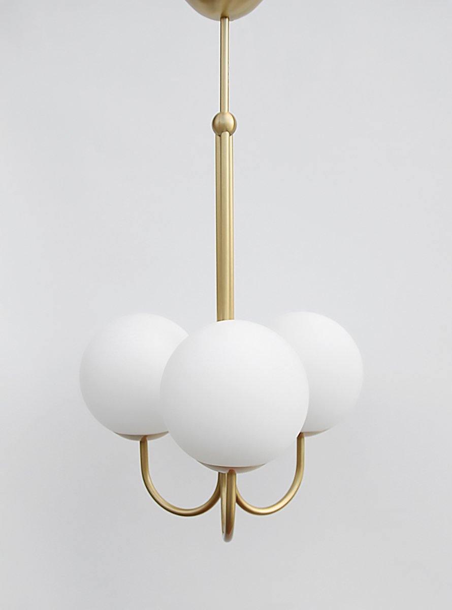Mirelent Suspension Élégante en Métal et Verre