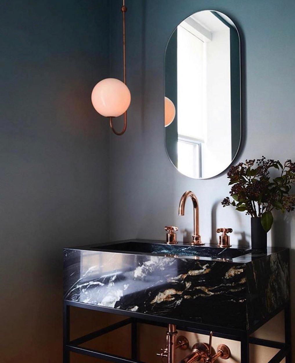 Mirelent Suspension Élégante en Métal et Verre