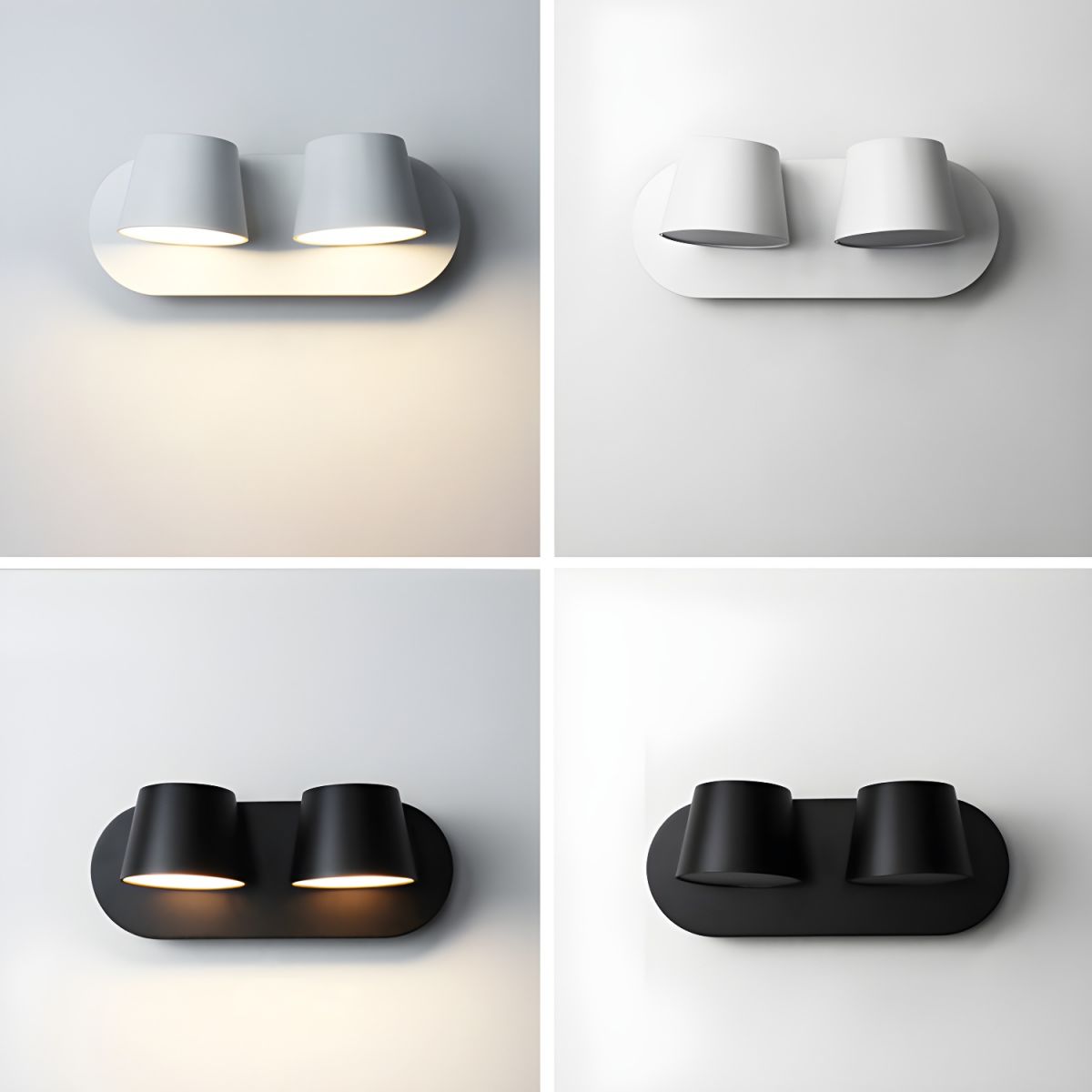 Aurlaeir Applique Murale Plug-in Ajustable