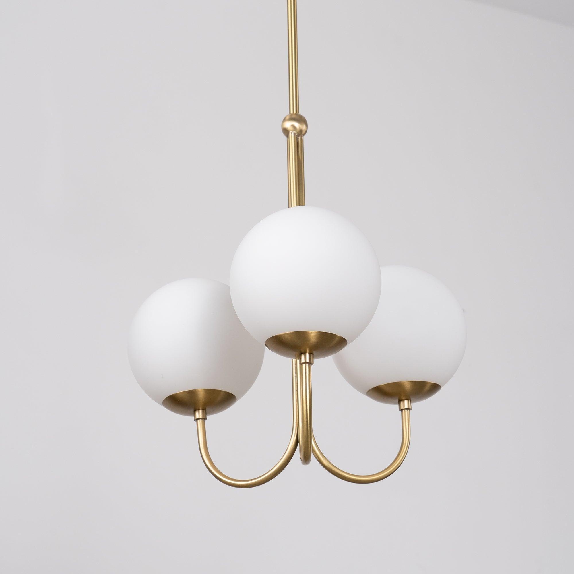 Mirelent Suspension Élégante en Métal et Verre