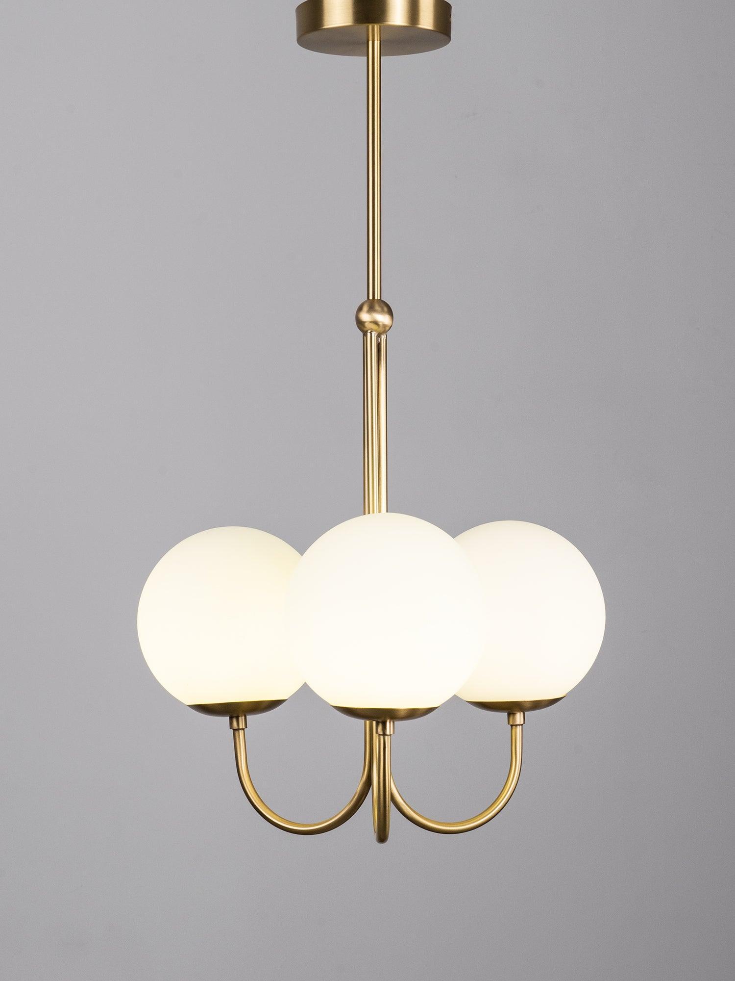 Mirelent Suspension Élégante en Métal et Verre