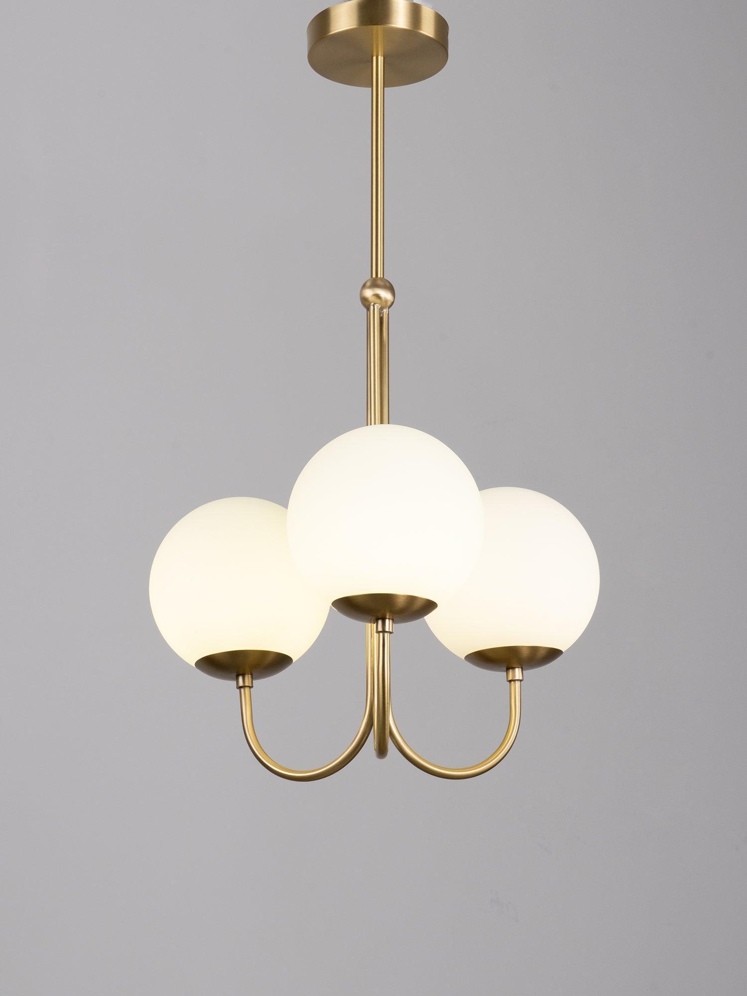 Mirelent Suspension Élégante en Métal et Verre