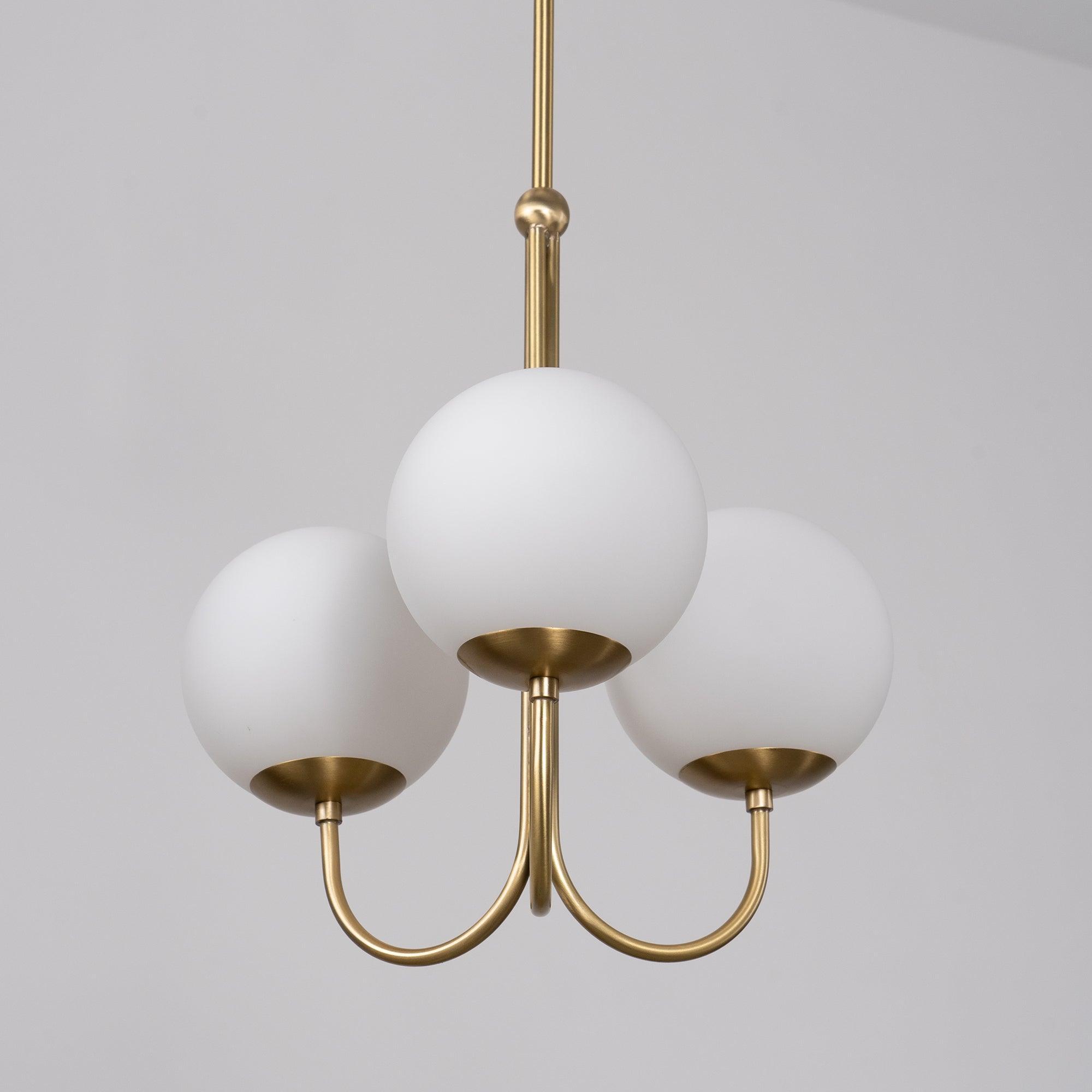 Mirelent Suspension Élégante en Métal et Verre