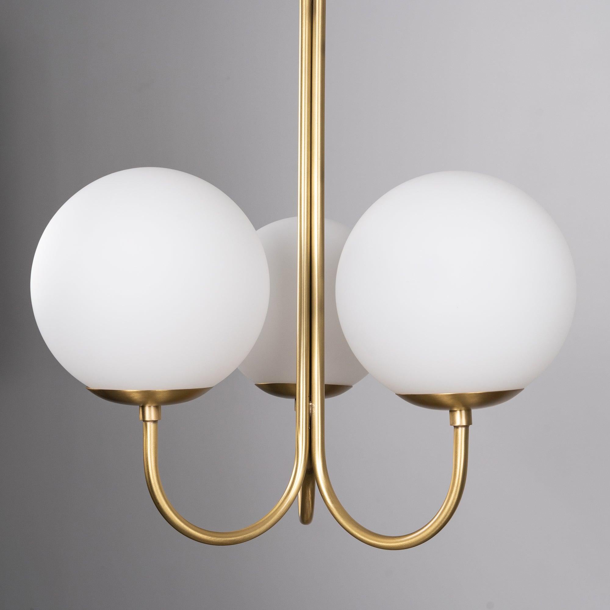 Mirelent Suspension Élégante en Métal et Verre