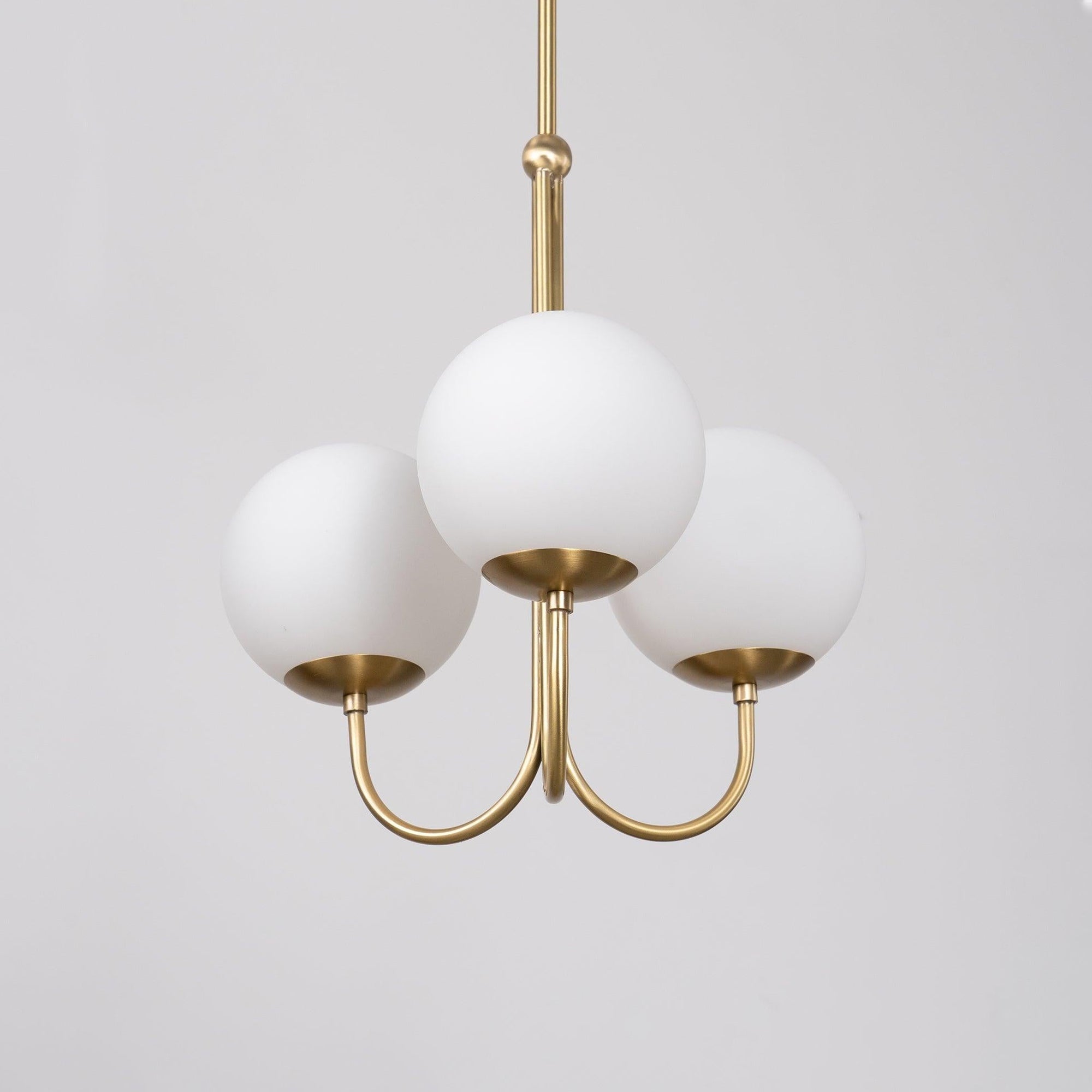Mirelent Suspension Élégante en Métal et Verre