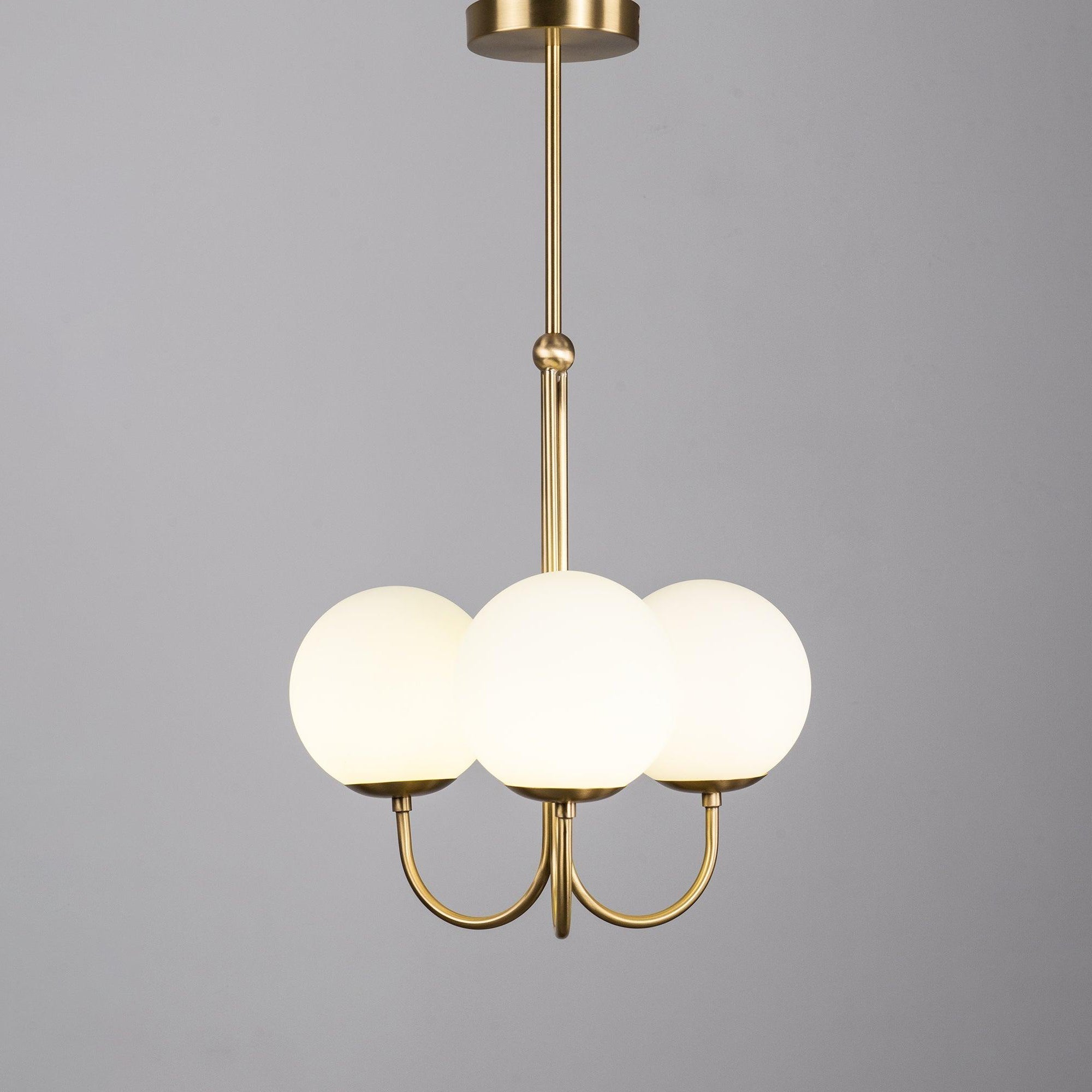 Mirelent Suspension Élégante en Métal et Verre