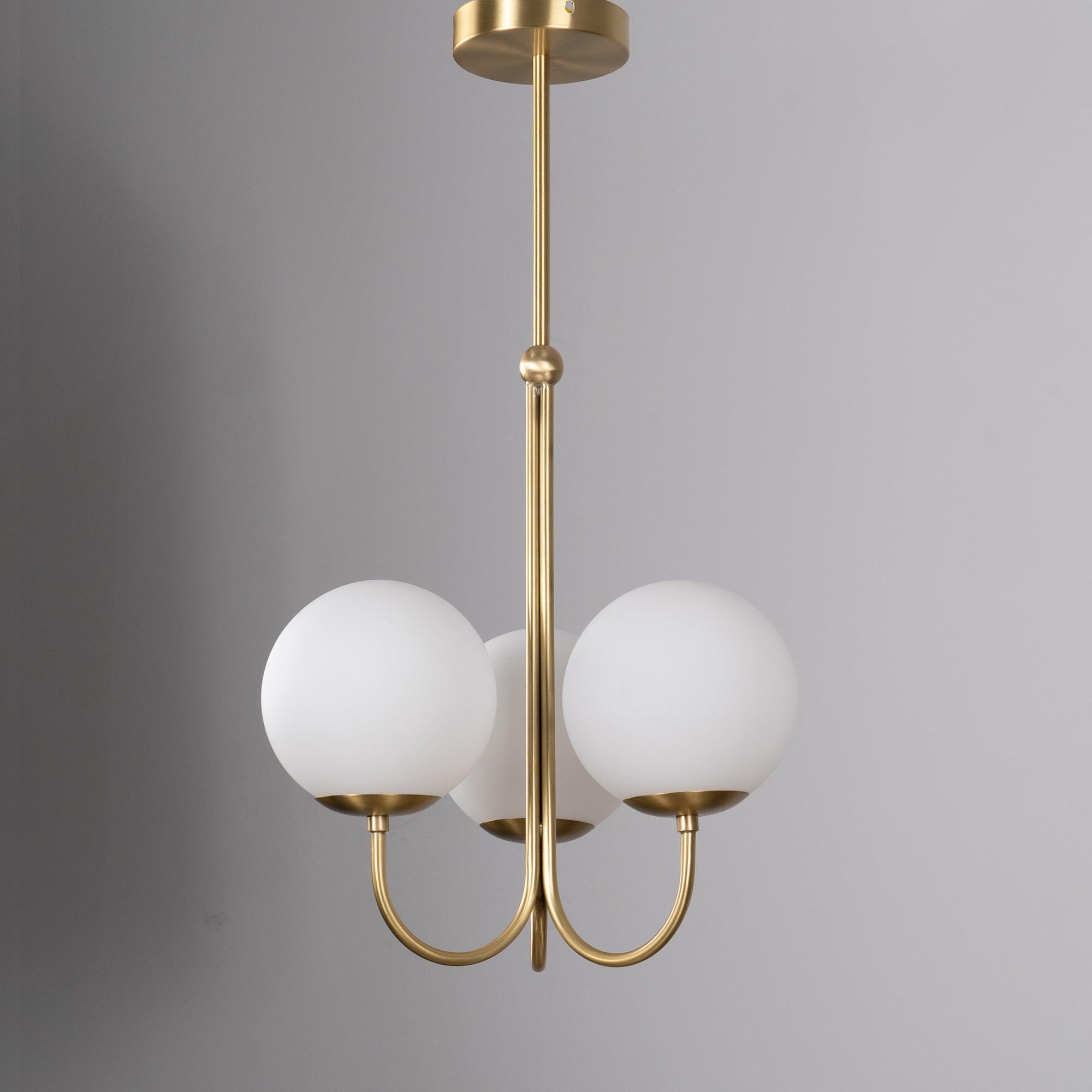 Mirelent Suspension Élégante en Métal et Verre