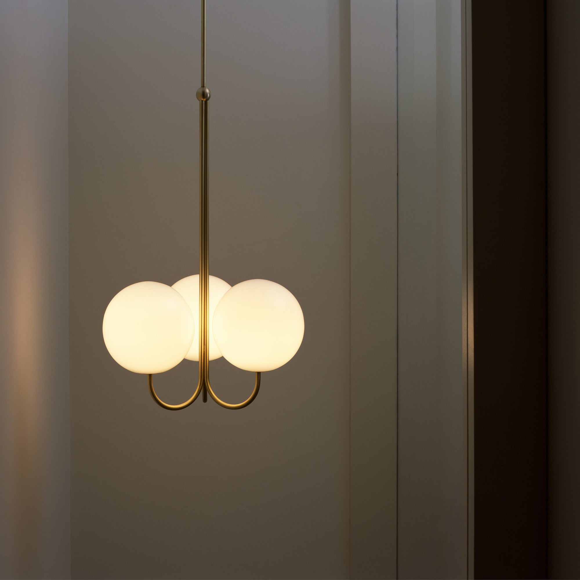 Mirelent Suspension Élégante en Métal et Verre