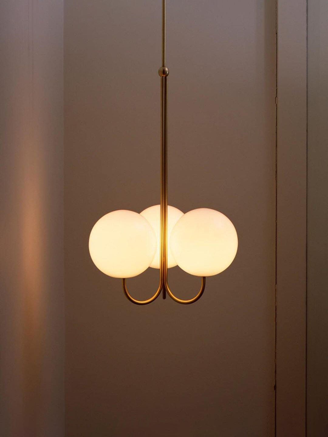 Mirelent Suspension Élégante en Métal et Verre