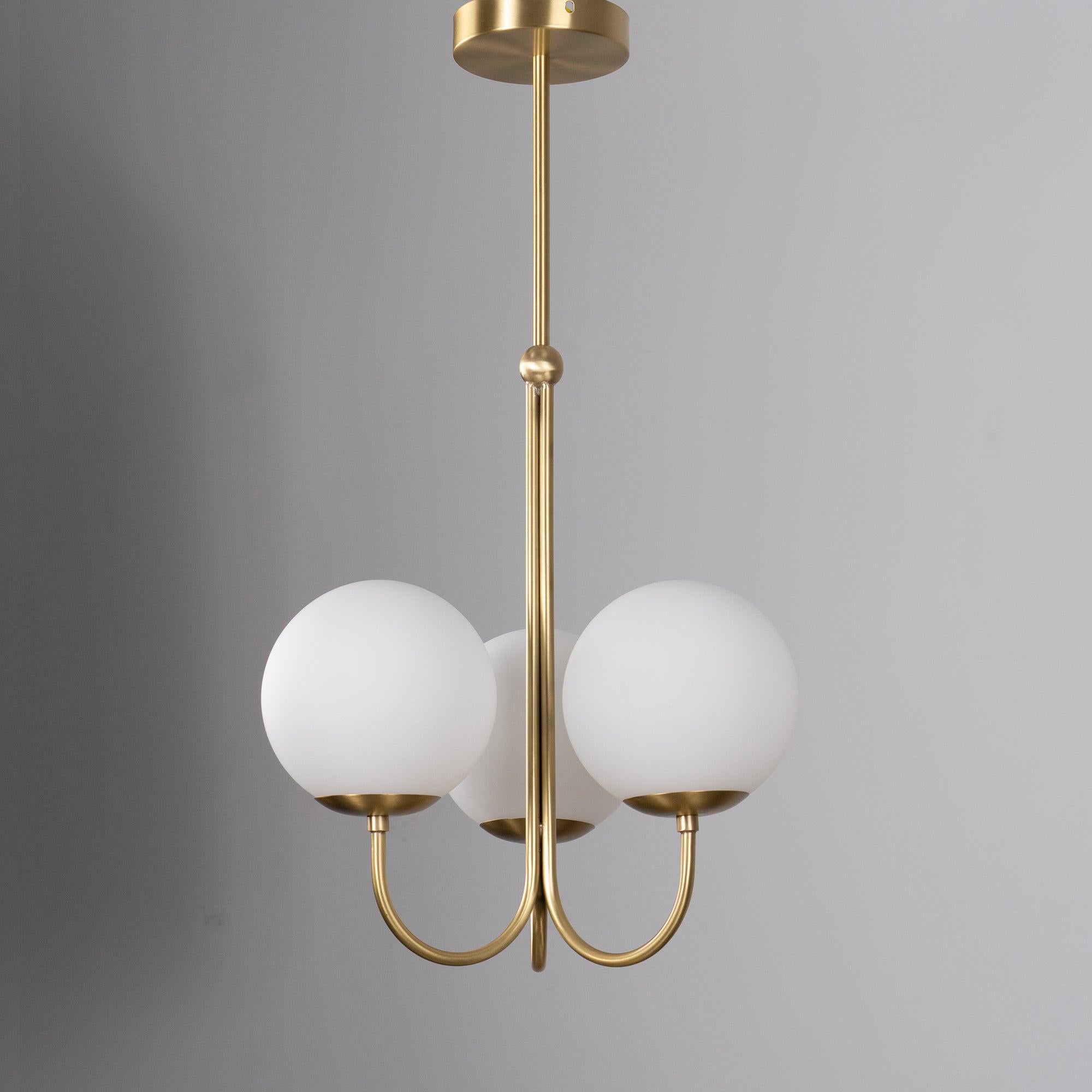 Mirelent Suspension Élégante en Métal et Verre