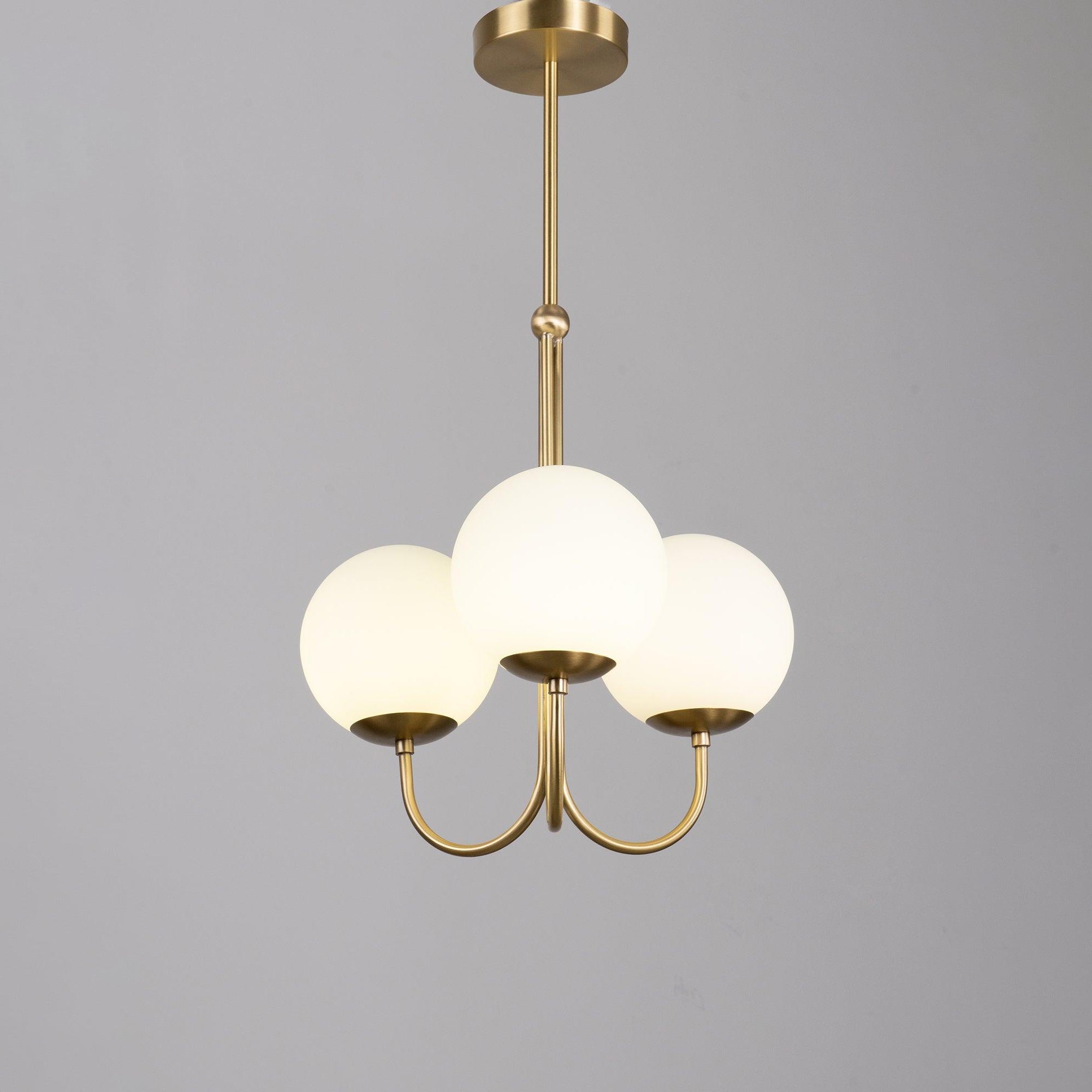 Mirelent Suspension Élégante en Métal et Verre