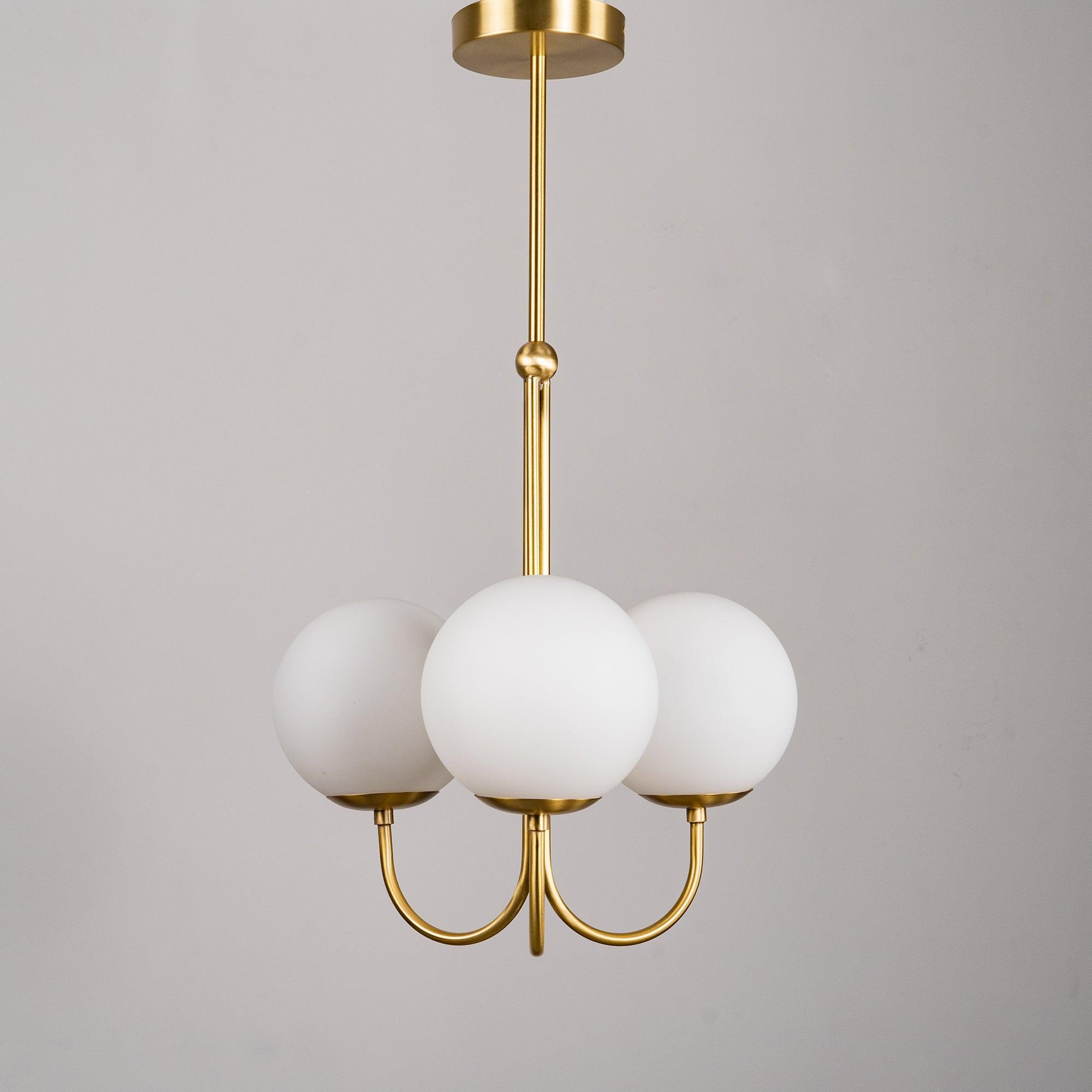 Mirelent Suspension Élégante en Métal et Verre
