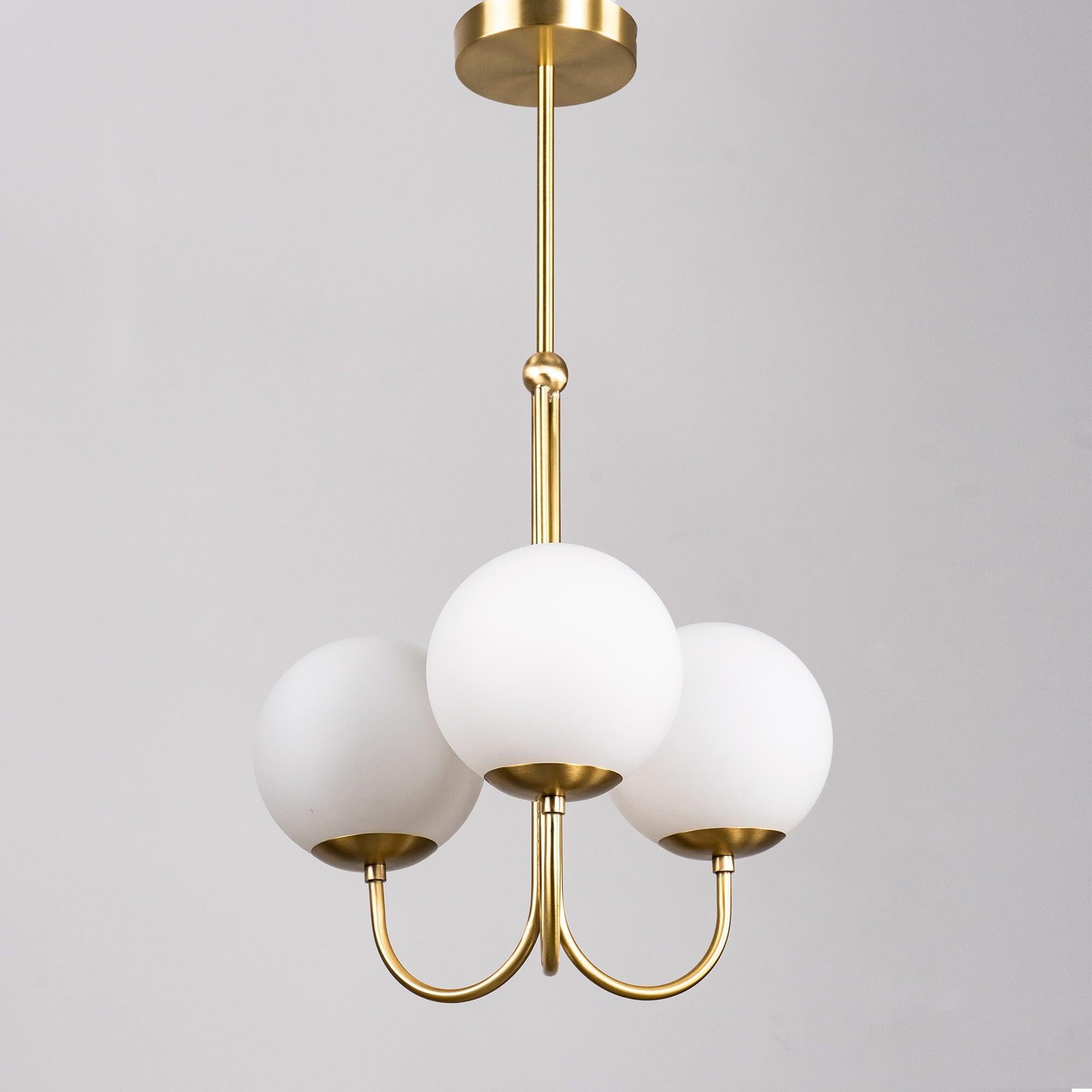 Mirelent Suspension Élégante en Métal et Verre