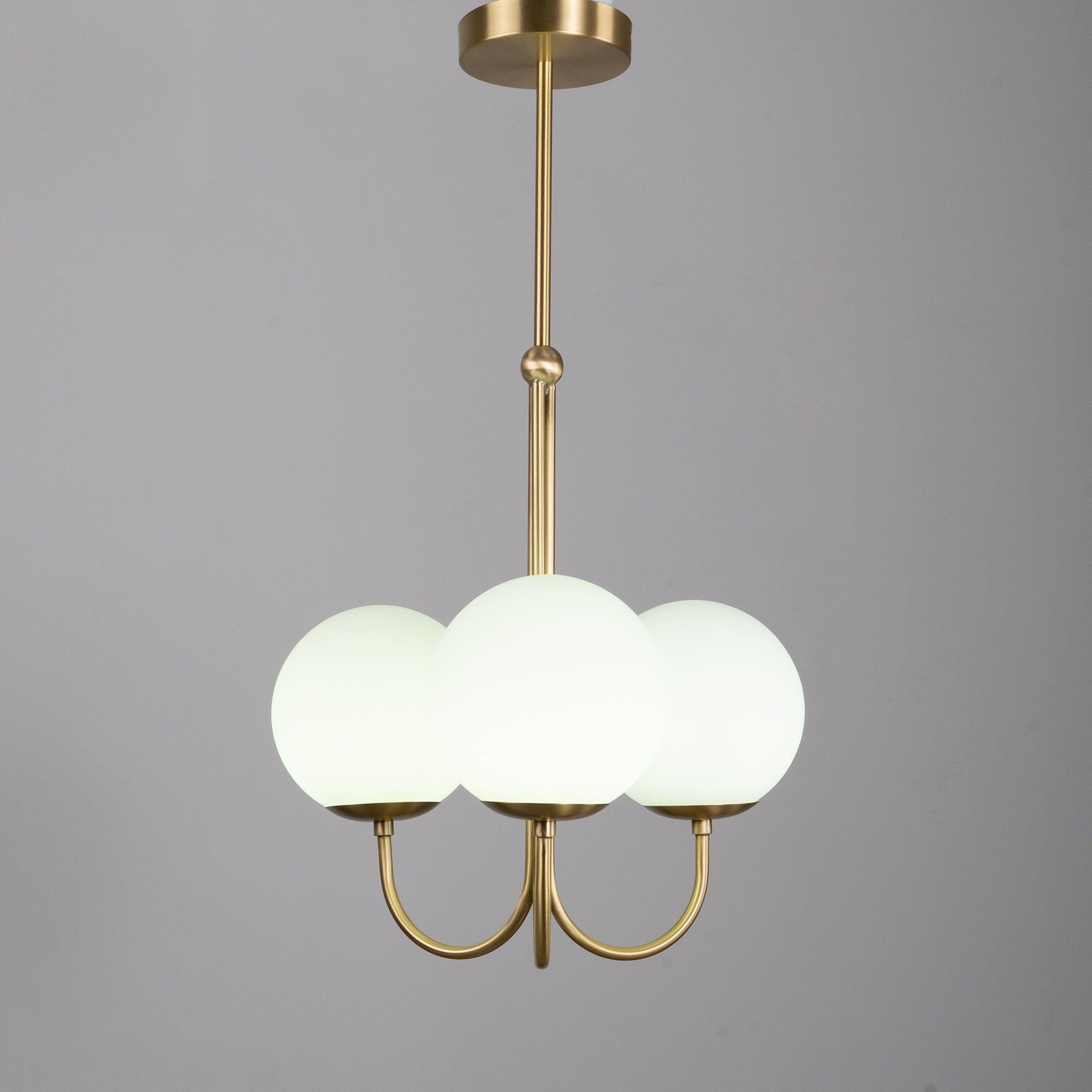 Mirelent Suspension Élégante en Métal et Verre