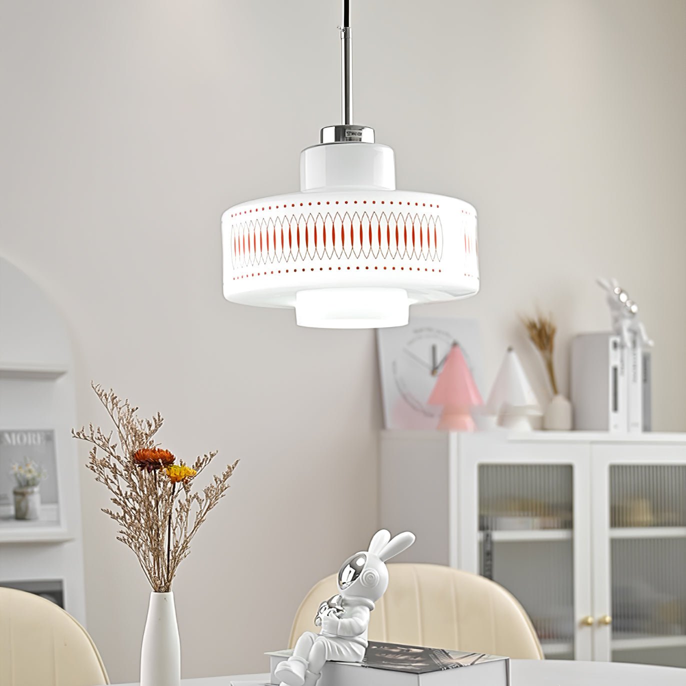 Luna Suspension en Verre Vintage
