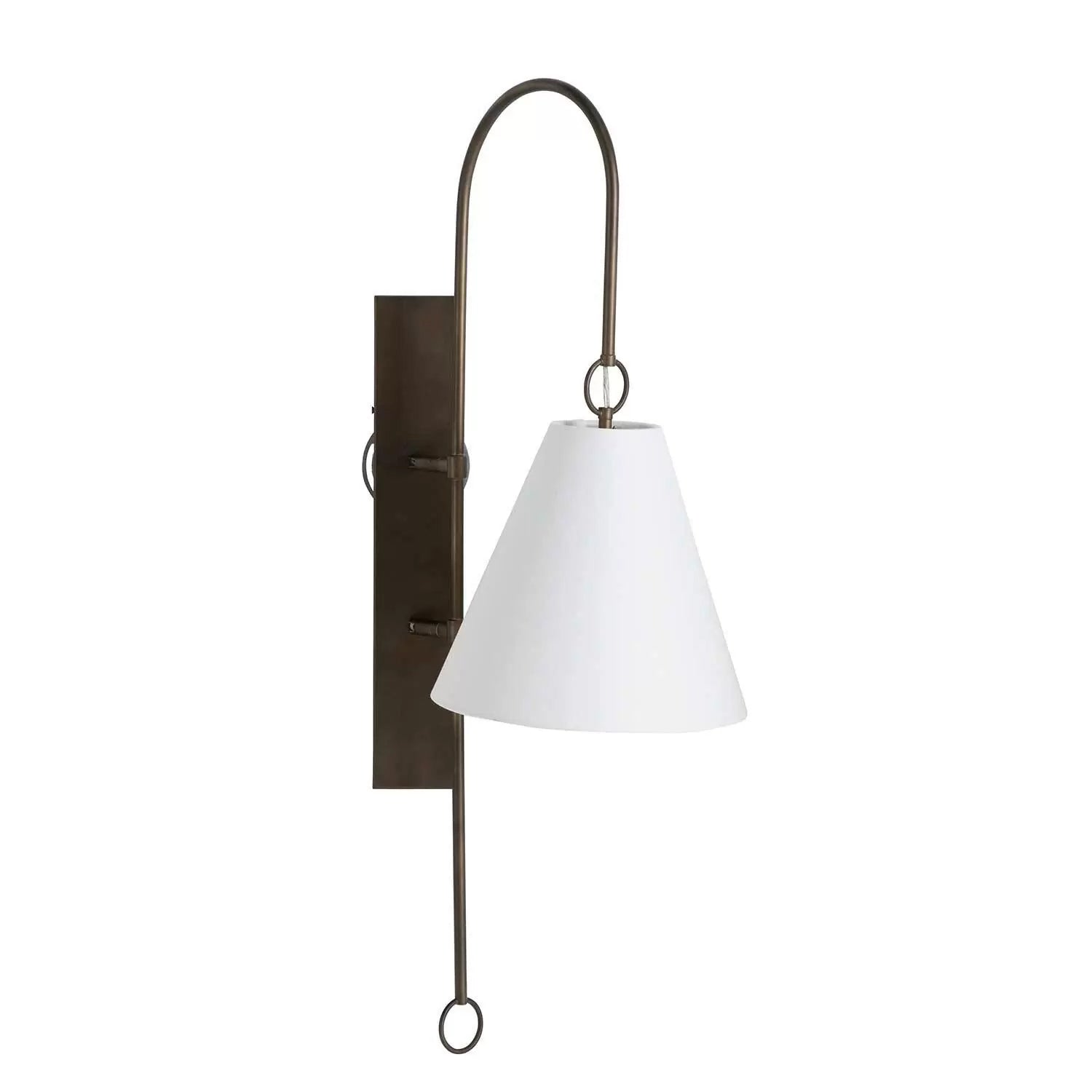 Ildvuvyi Applique Murale en Métal et Tissu Laiton Premium Moderne