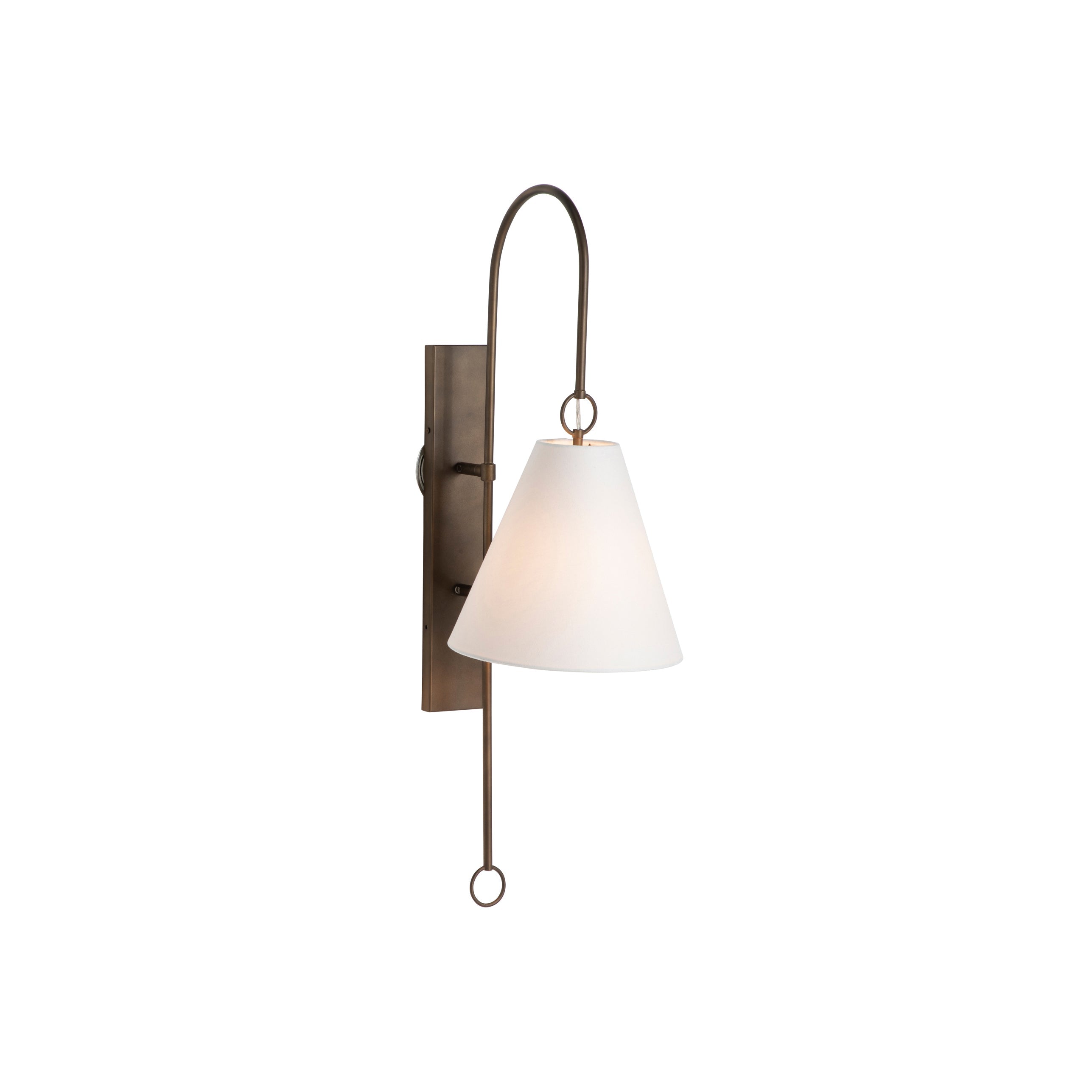 Ildvuvyi Applique Murale en Métal et Tissu Laiton Premium Moderne