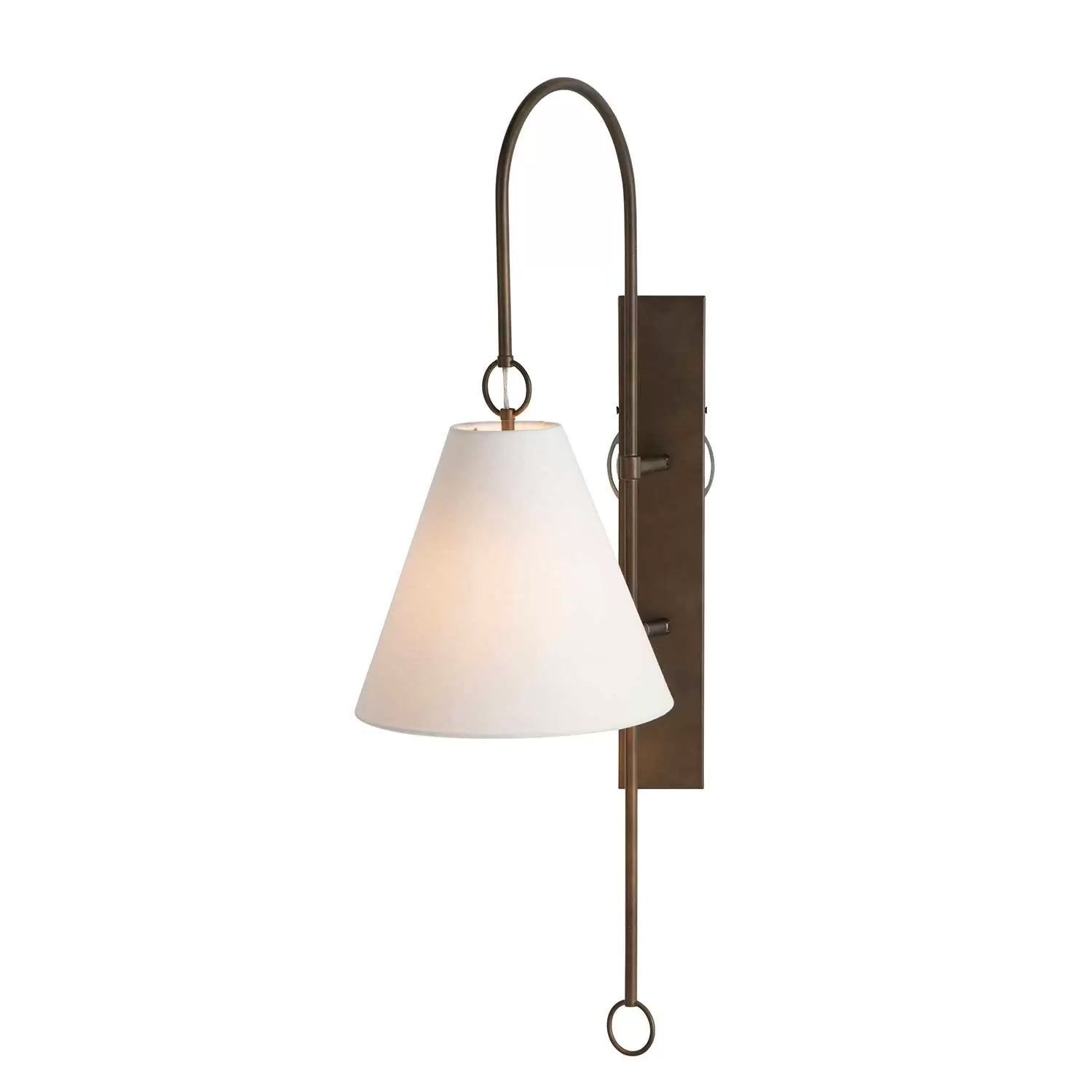 Ildvuvyi Applique Murale en Métal et Tissu Laiton Premium Moderne