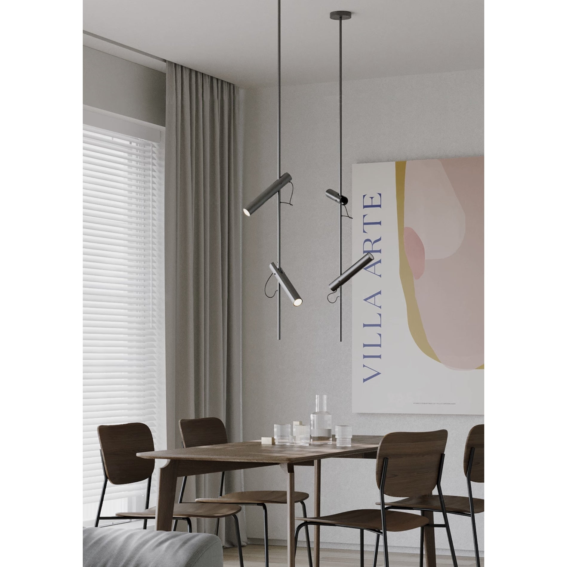 Jarnbruvyi Suspension En Métal Minimaliste Moderne