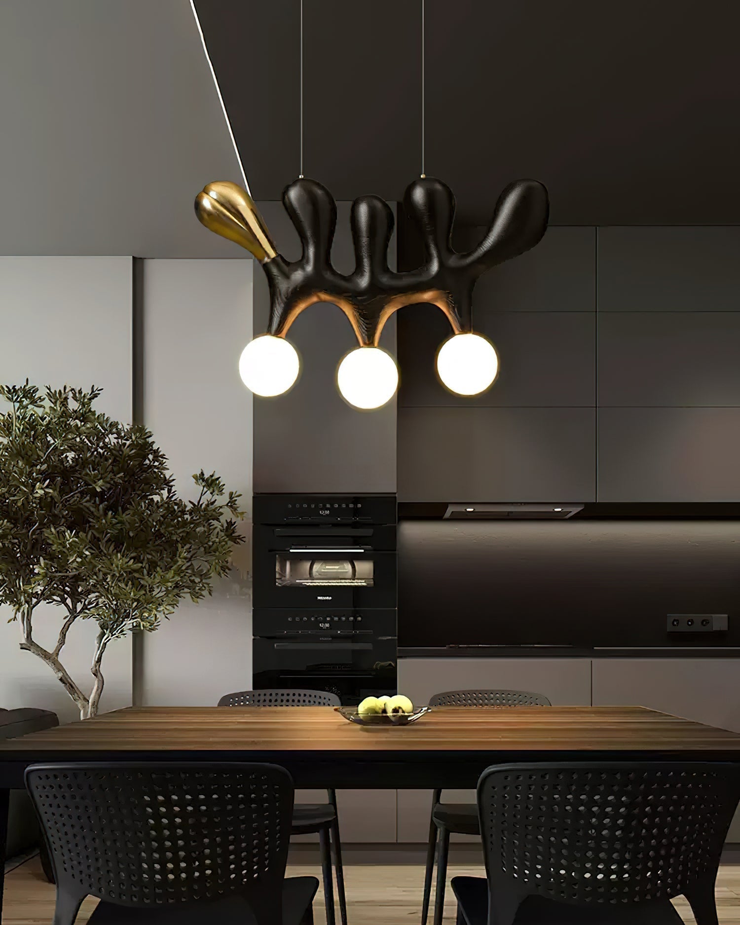 Sprout Suspension Contemporaine en Bois