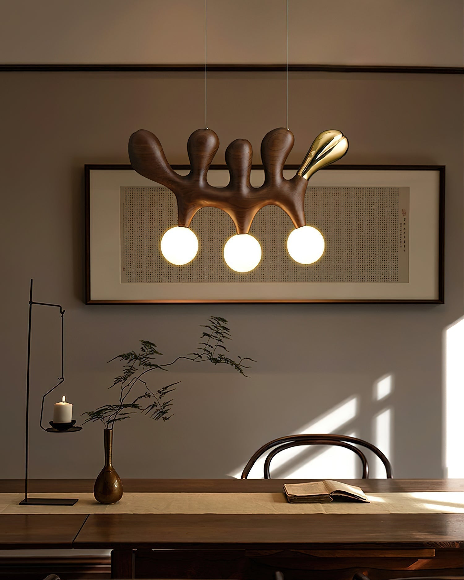 Sprout Suspension Contemporaine en Bois