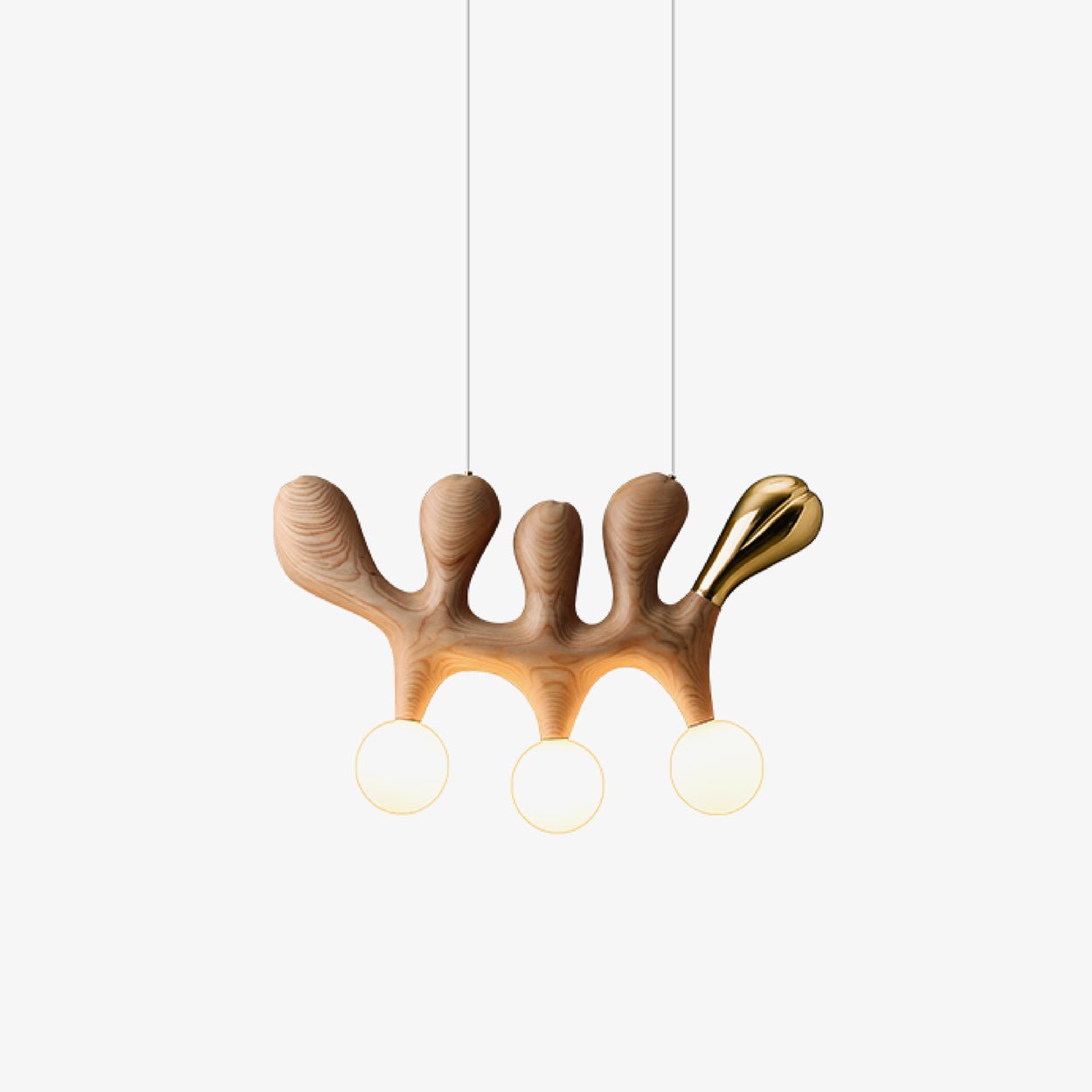 Sprout Suspension Contemporaine en Bois