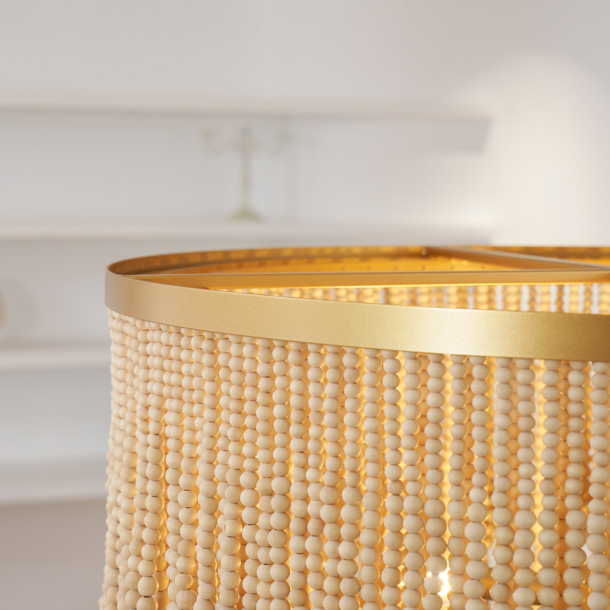 Ljomuvyn Lustre Postmoderne De Luxe En Bois Et Métal