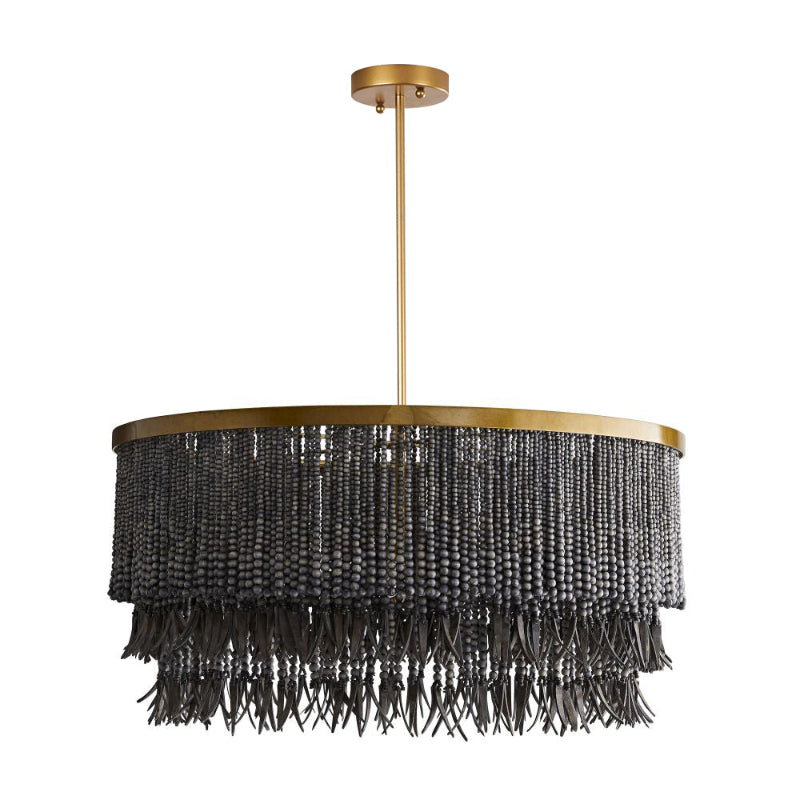 Ljomuvyn Lustre Postmoderne De Luxe En Bois Et Métal