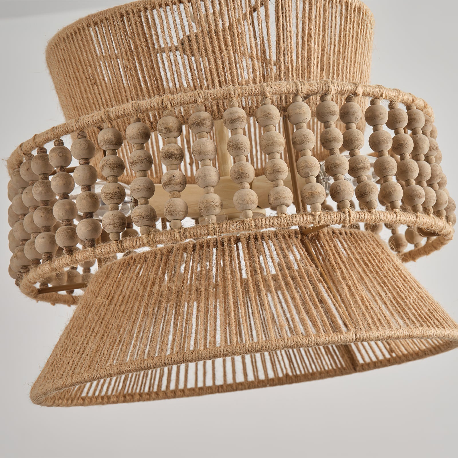 Kvennuvyi Lampe à Suspension En Métal Brun Naturel Antigua