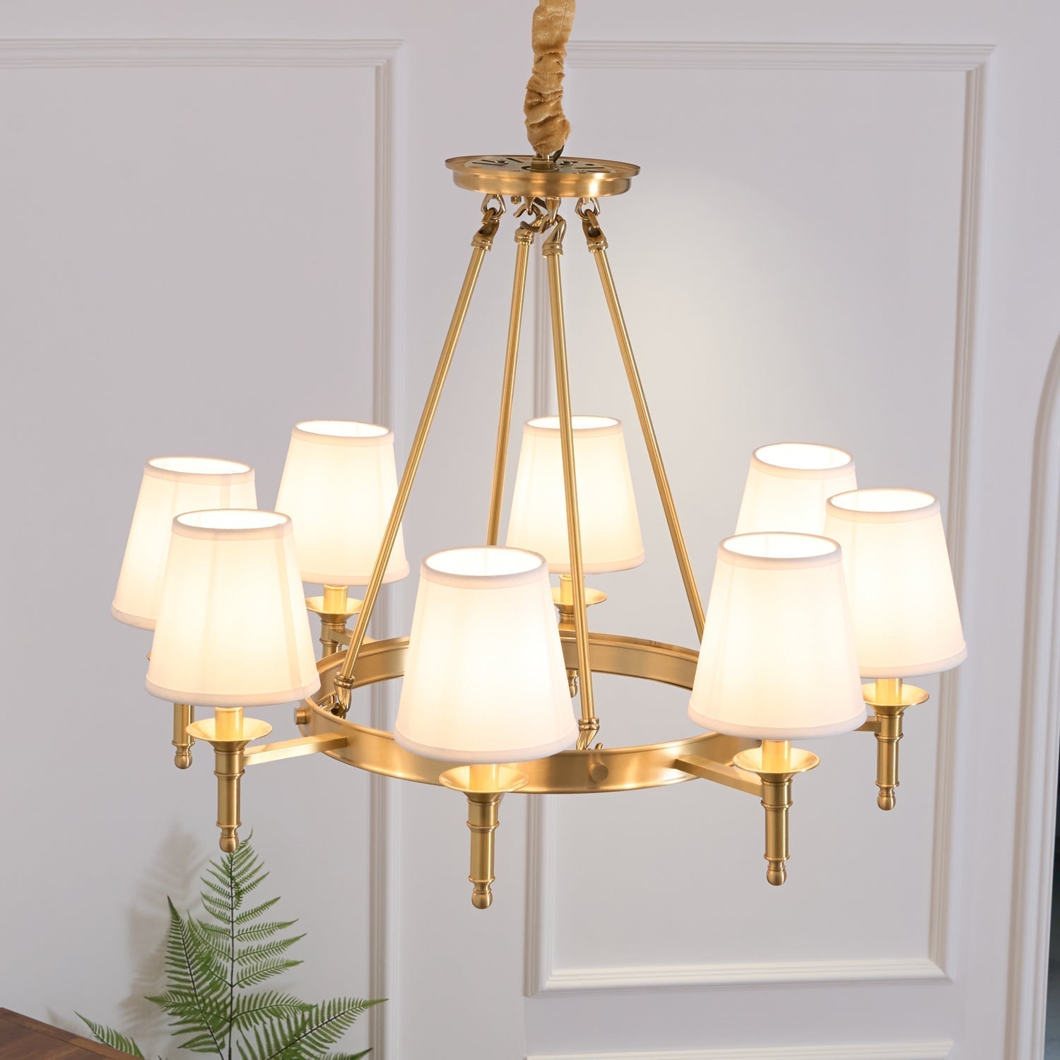 Lustra Lustre Laiton Lin Moderne