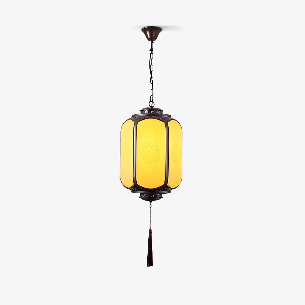 Solara Lampe suspendue antique lanterne d'extérieur rustique