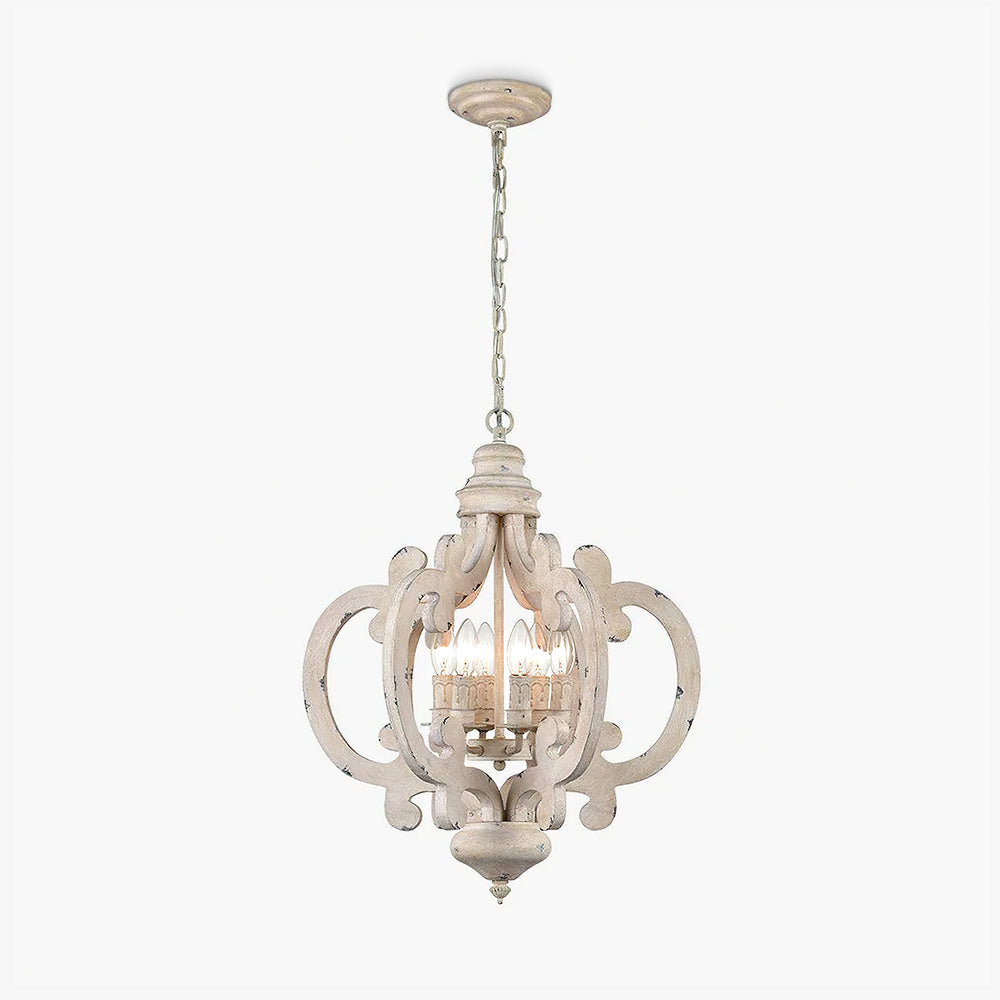 Lustra Lustre en Bois Vintage