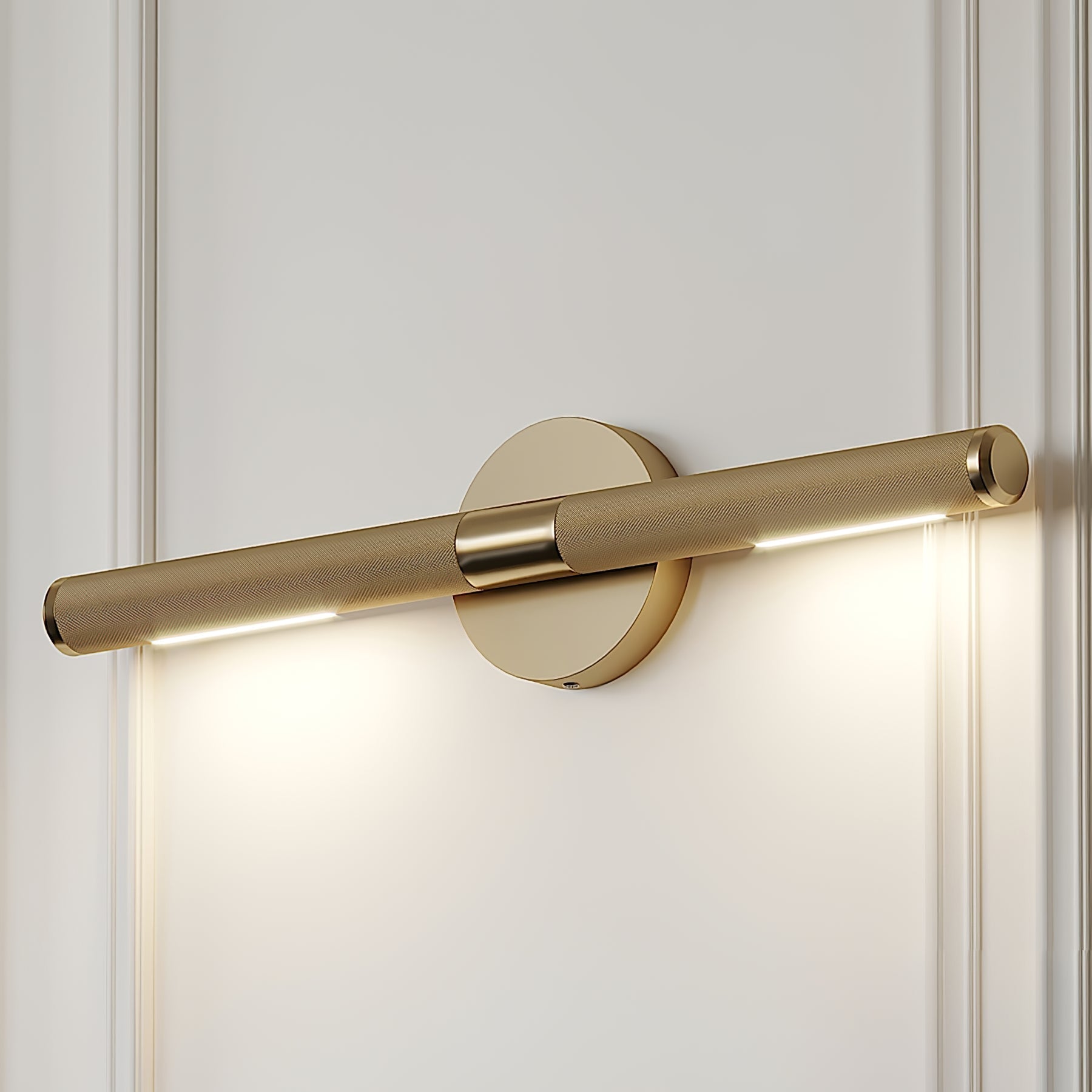 Solvain Applique murale LED moderne en laiton