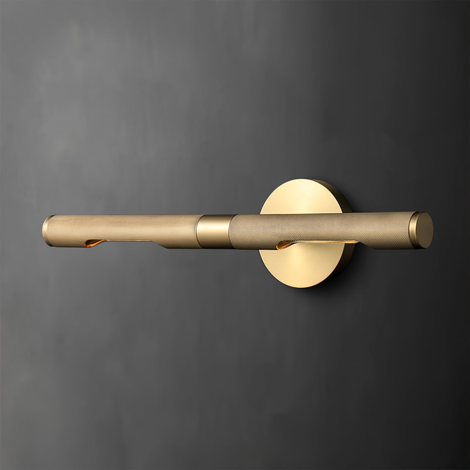 Solvain Applique murale LED moderne en laiton